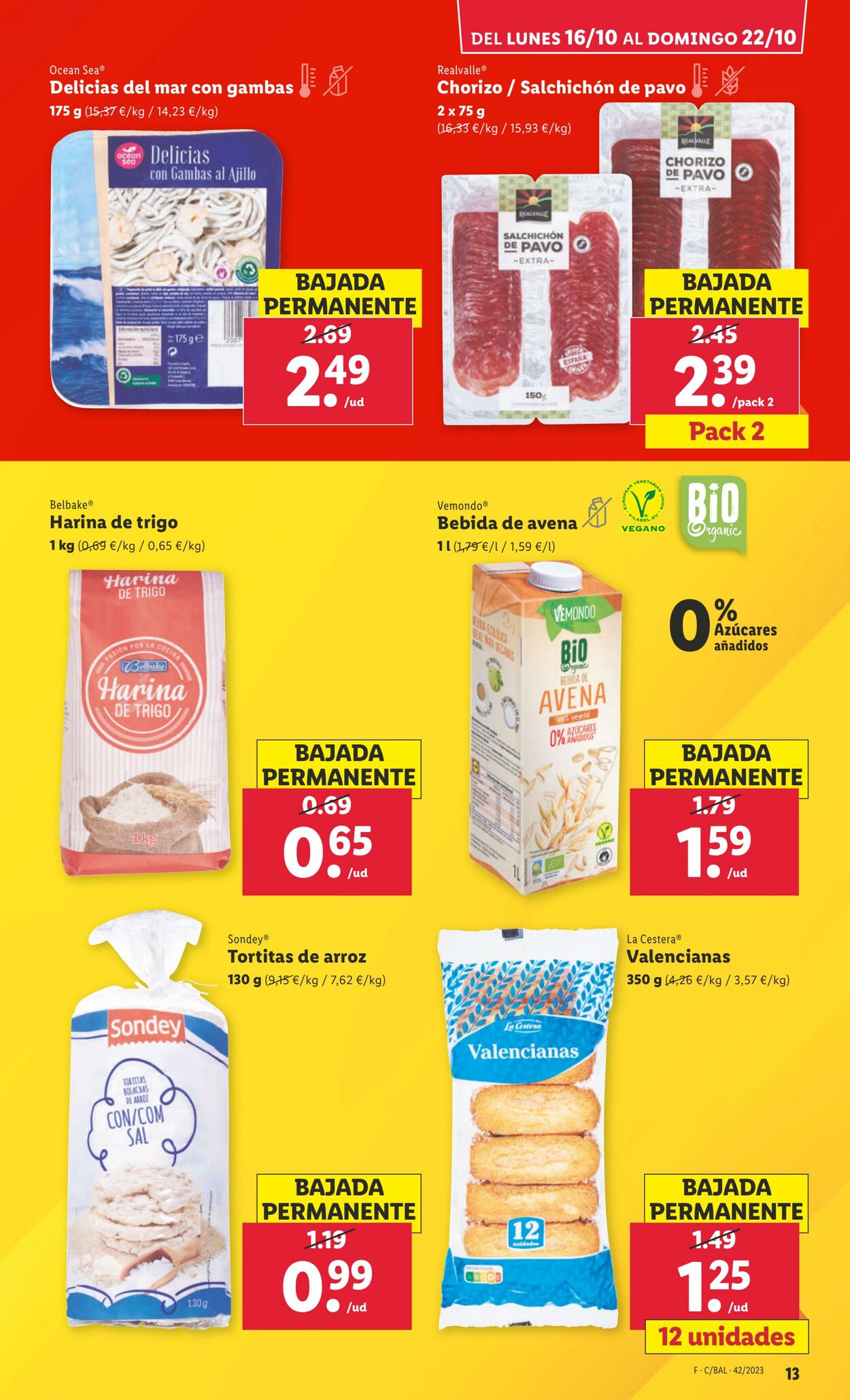 Folleto Lidl 16.10.2023 - 22.10.2023