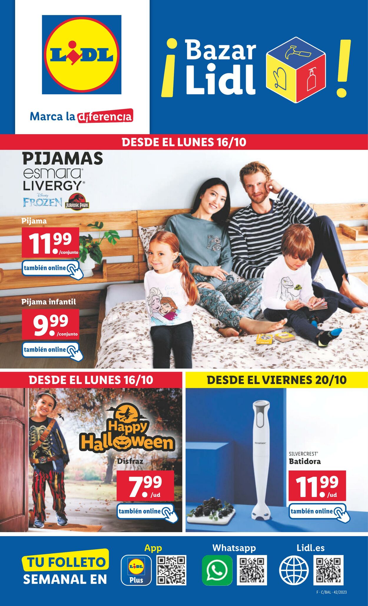 Folleto Lidl 16.10.2023 - 22.10.2023