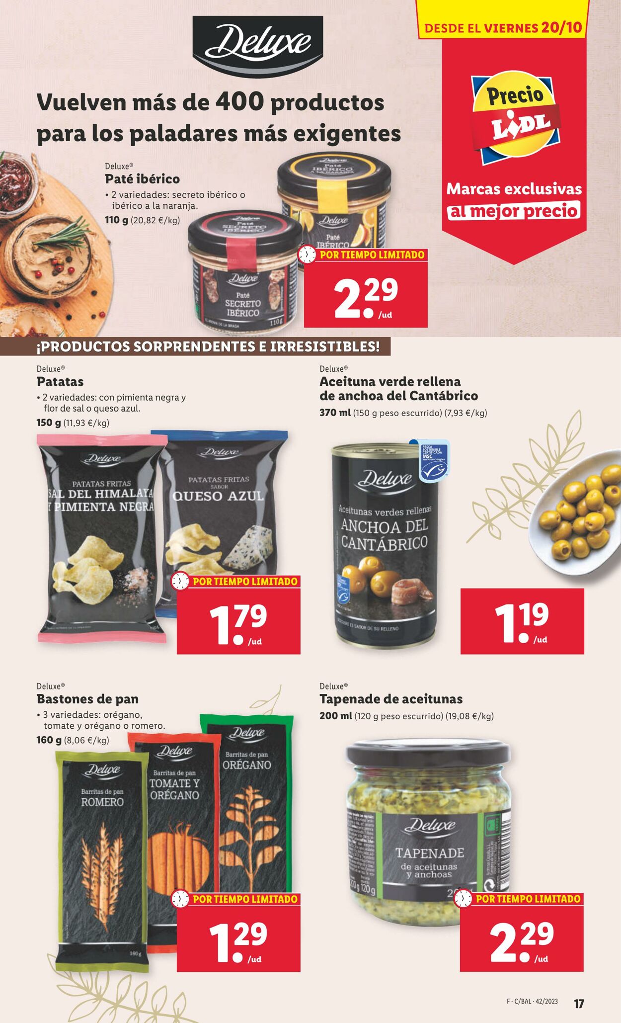 Folleto Lidl 16.10.2023 - 22.10.2023