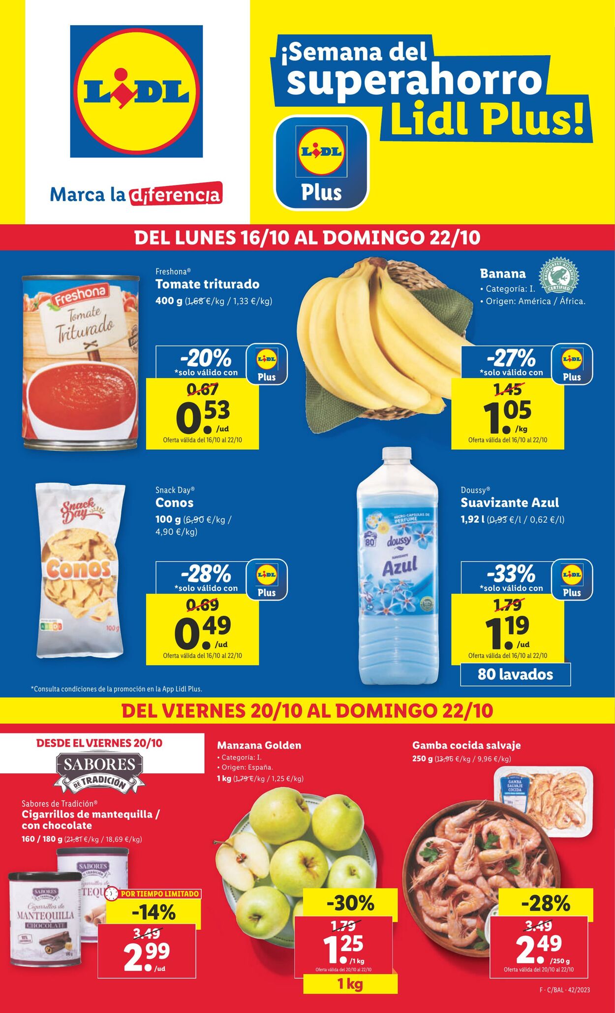 Folleto Lidl 16.10.2023 - 22.10.2023