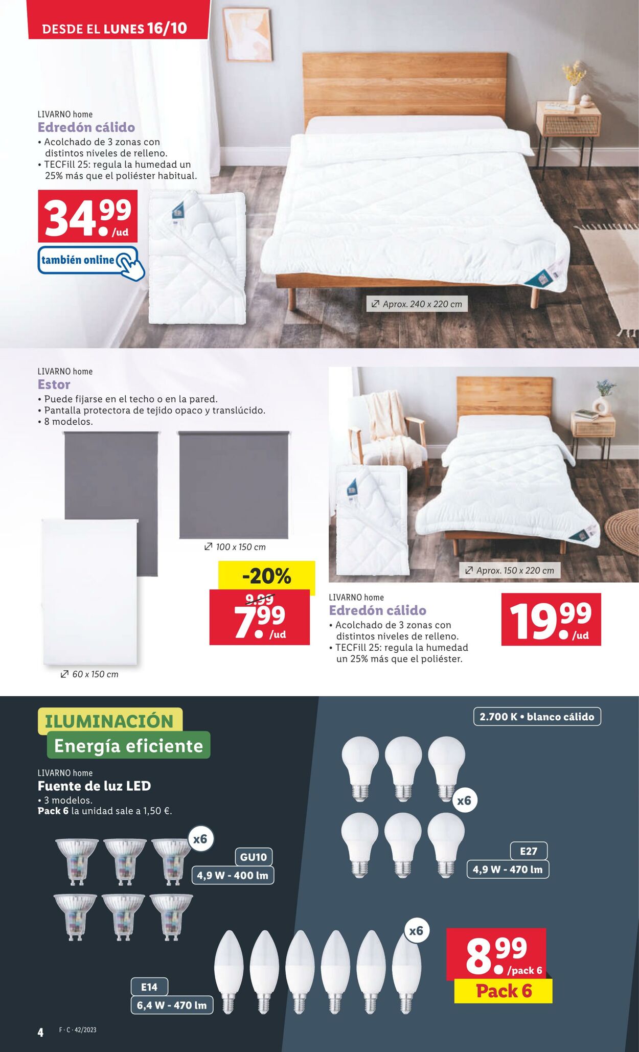 Folleto Lidl 16.10.2023 - 22.10.2023