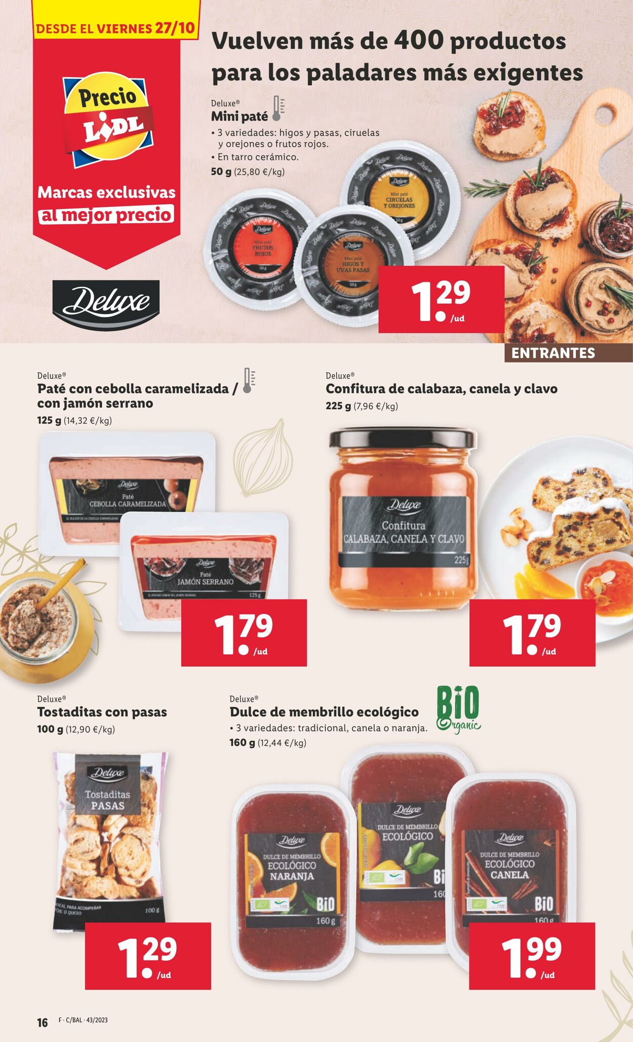 Folleto Lidl 23.10.2023 - 29.10.2023