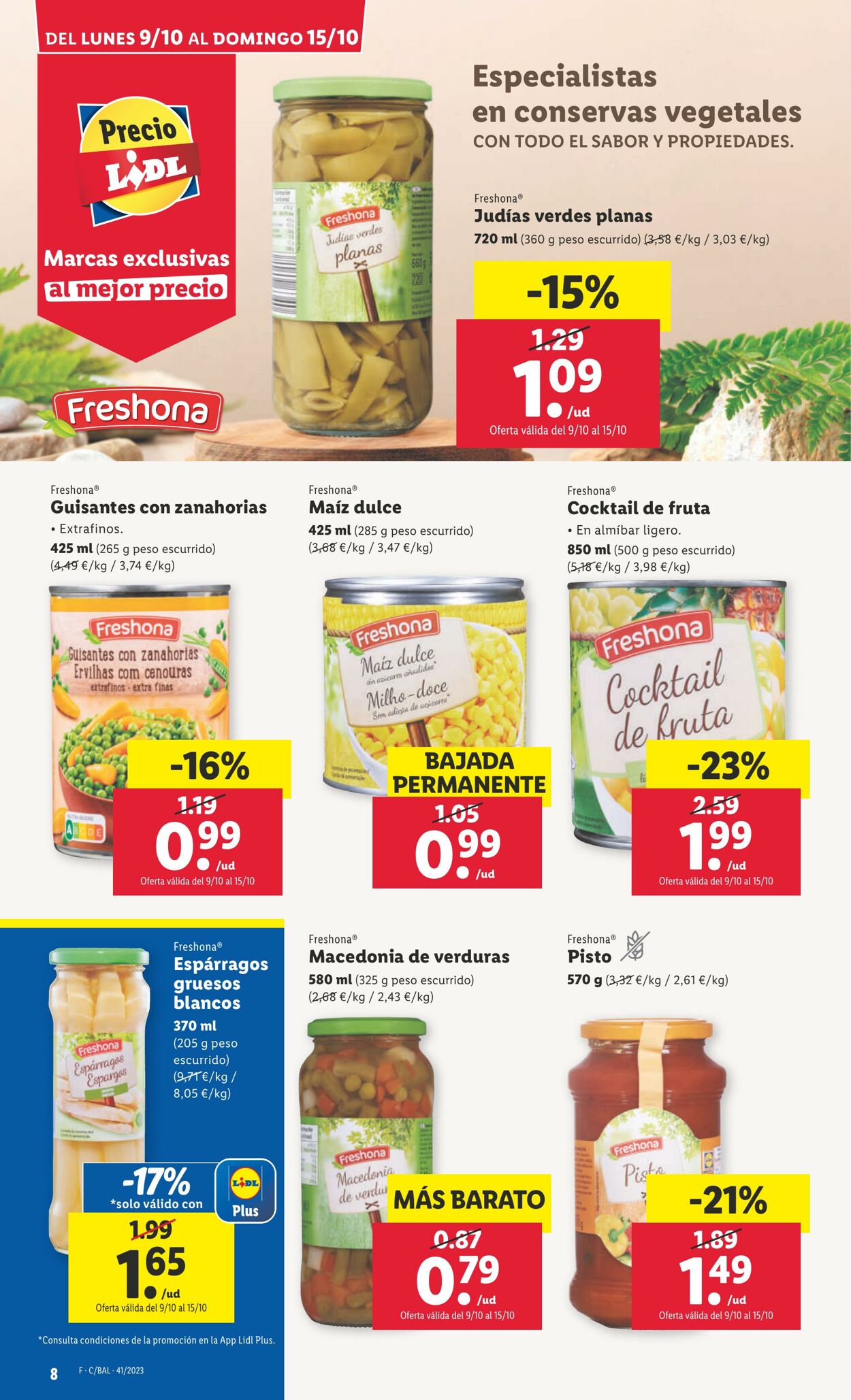 Folleto Lidl 09.10.2023 - 15.10.2023