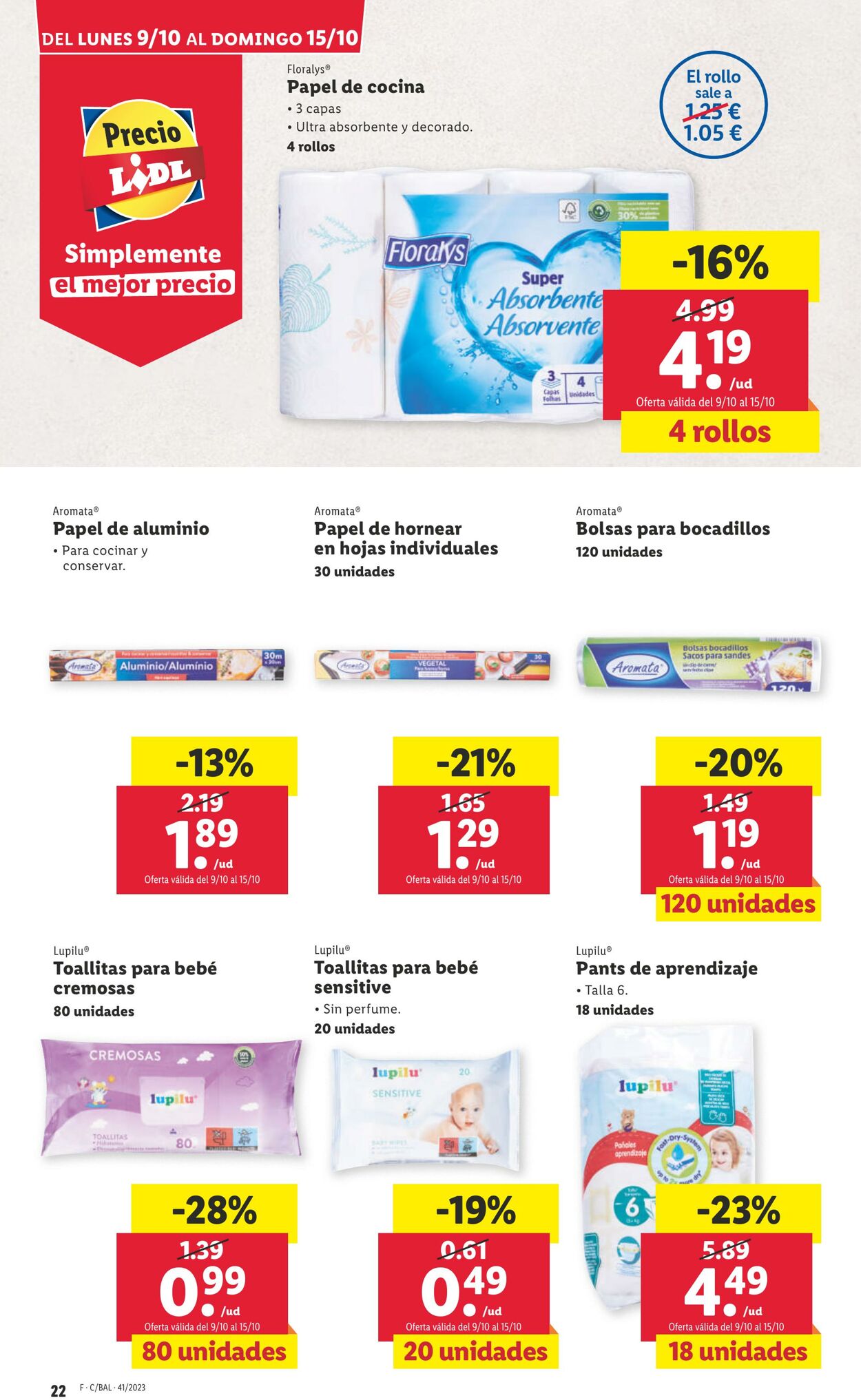 Folleto Lidl 09.10.2023 - 15.10.2023