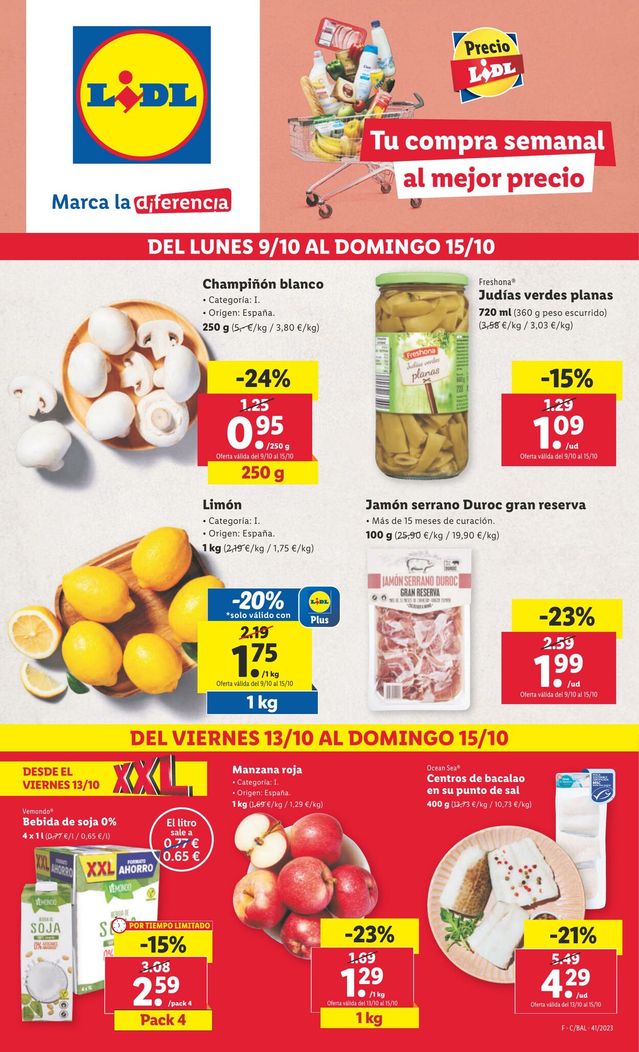 Folleto Lidl 09.10.2023 - 15.10.2023