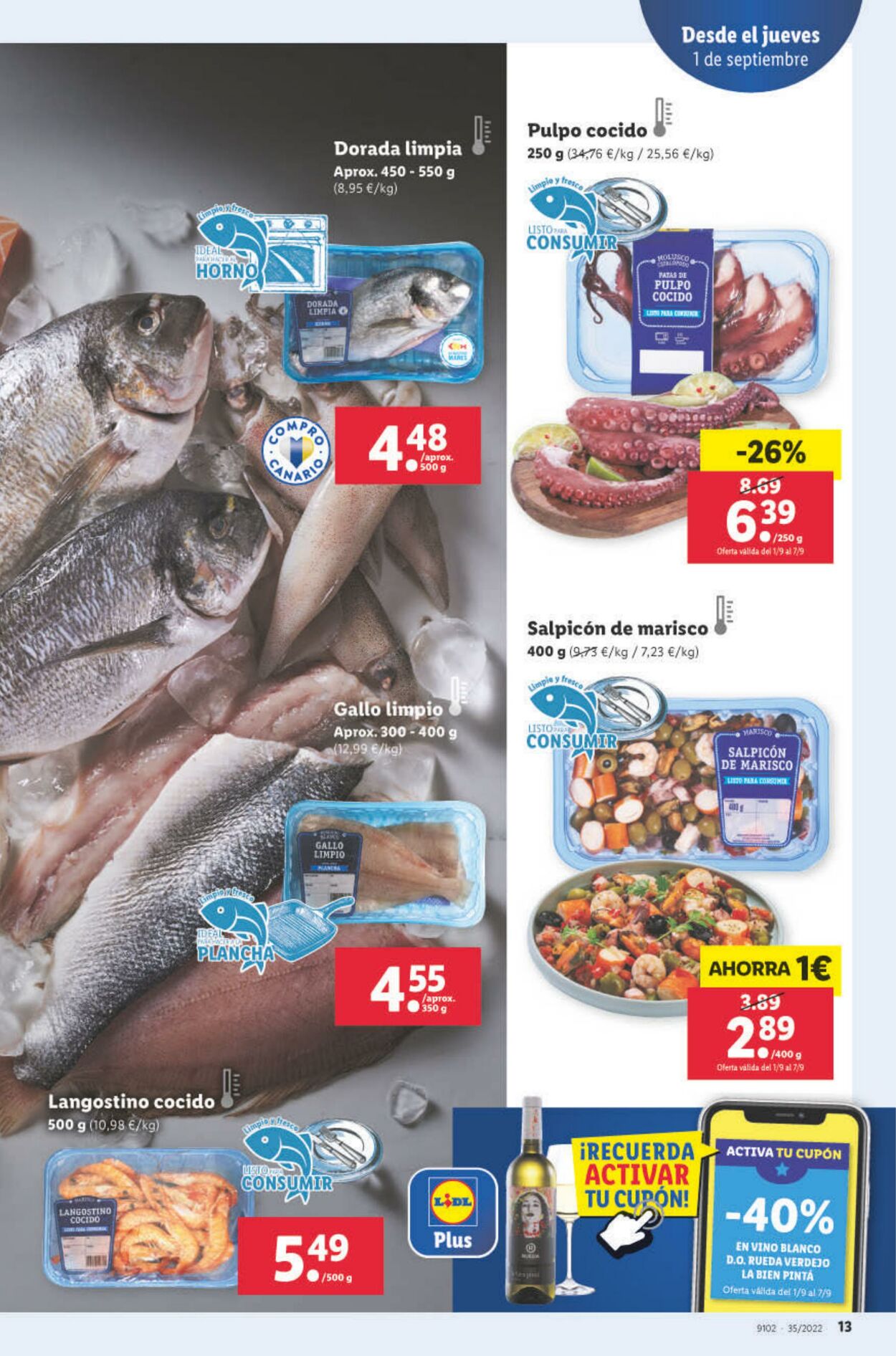 Folleto Lidl 01.09.2022 - 07.09.2022