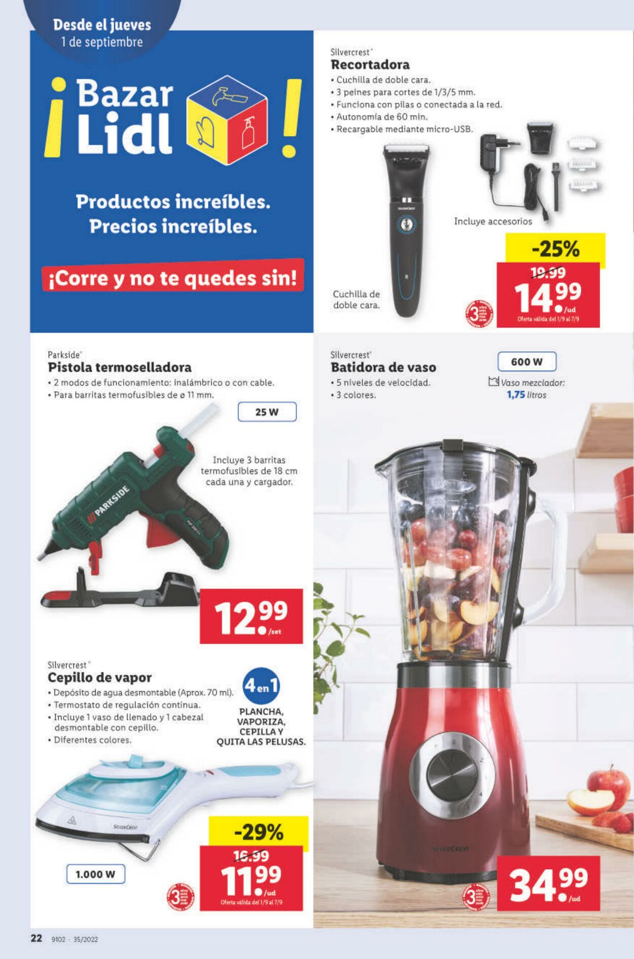 Folleto Lidl 01.09.2022 - 07.09.2022