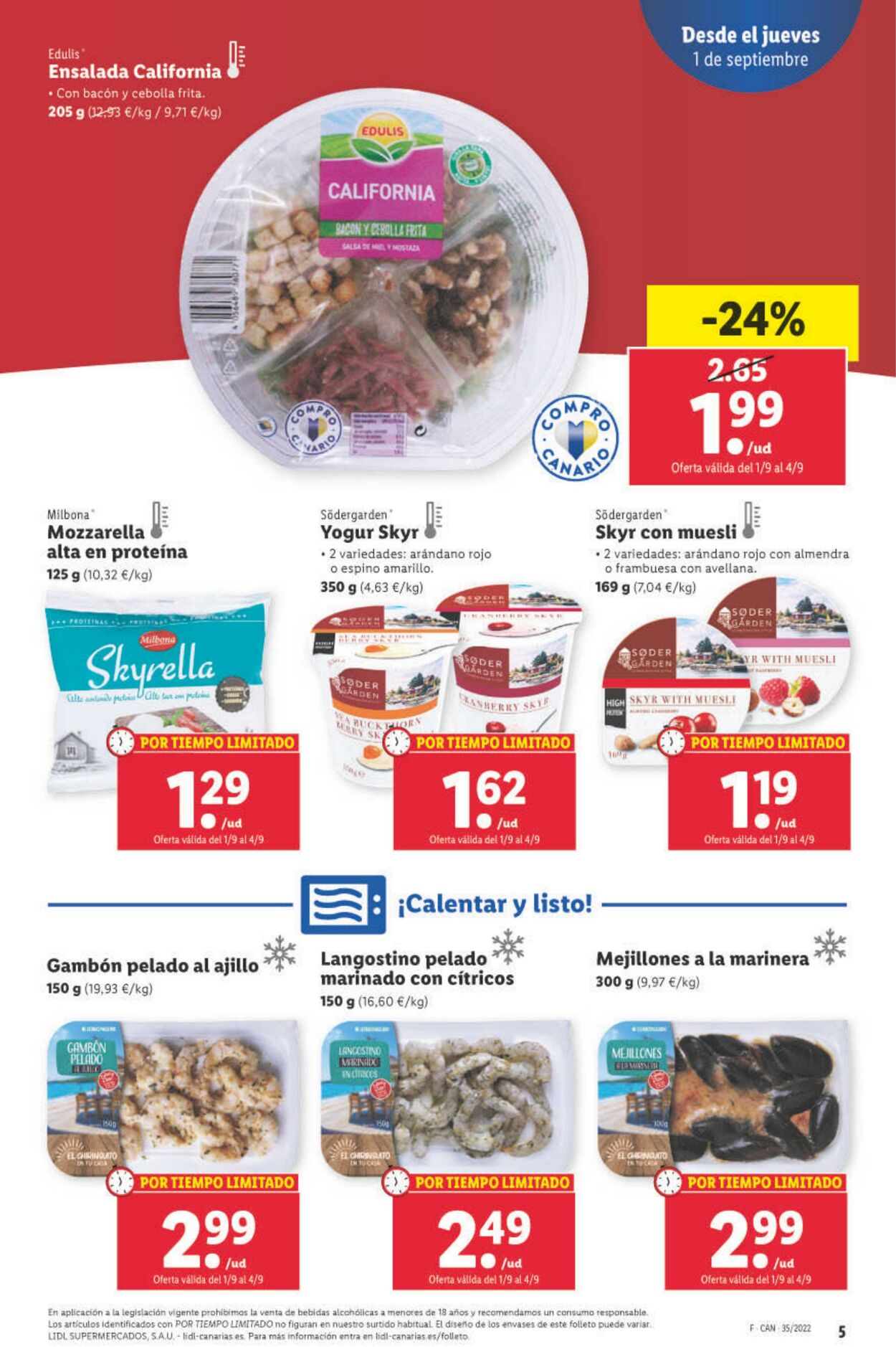 Folleto Lidl 01.09.2022 - 07.09.2022