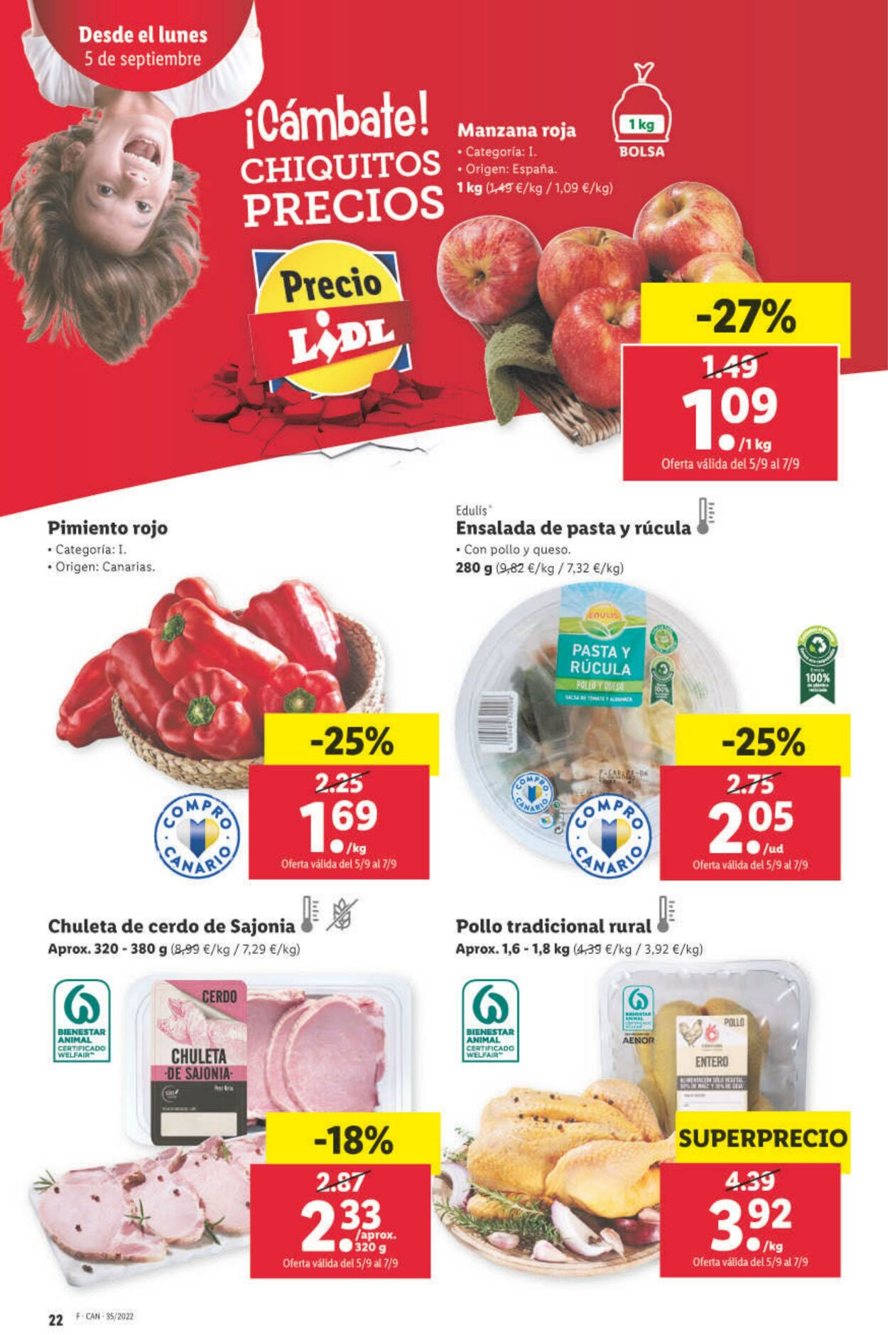 Folleto Lidl 01.09.2022 - 07.09.2022