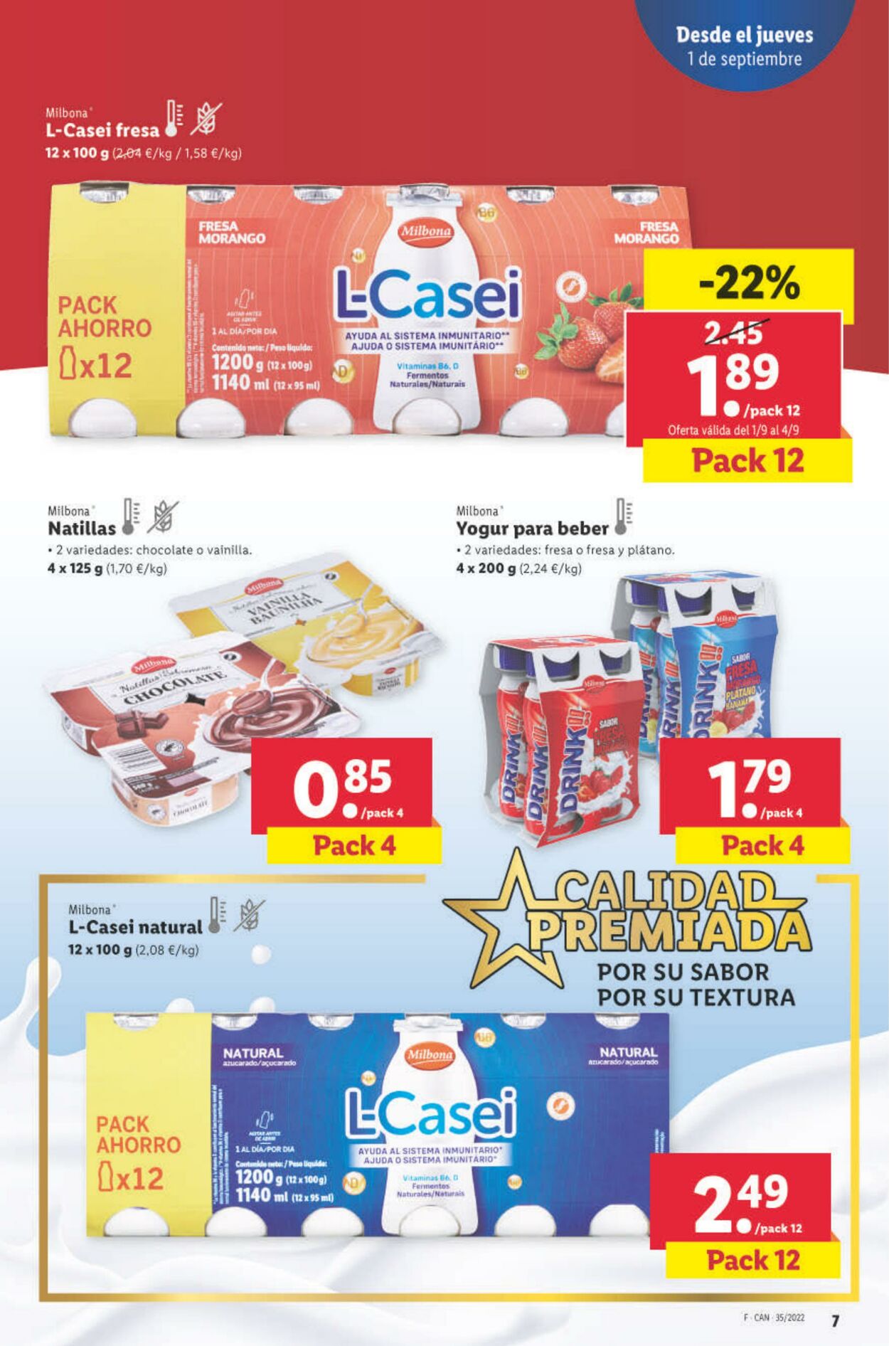 Folleto Lidl 01.09.2022 - 07.09.2022