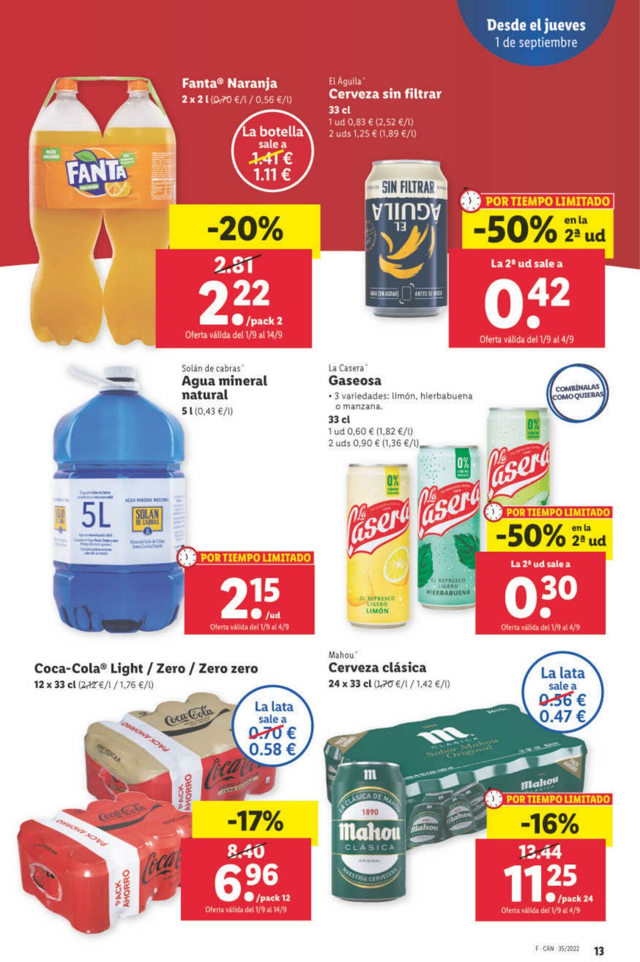 Folleto Lidl 01.09.2022 - 07.09.2022