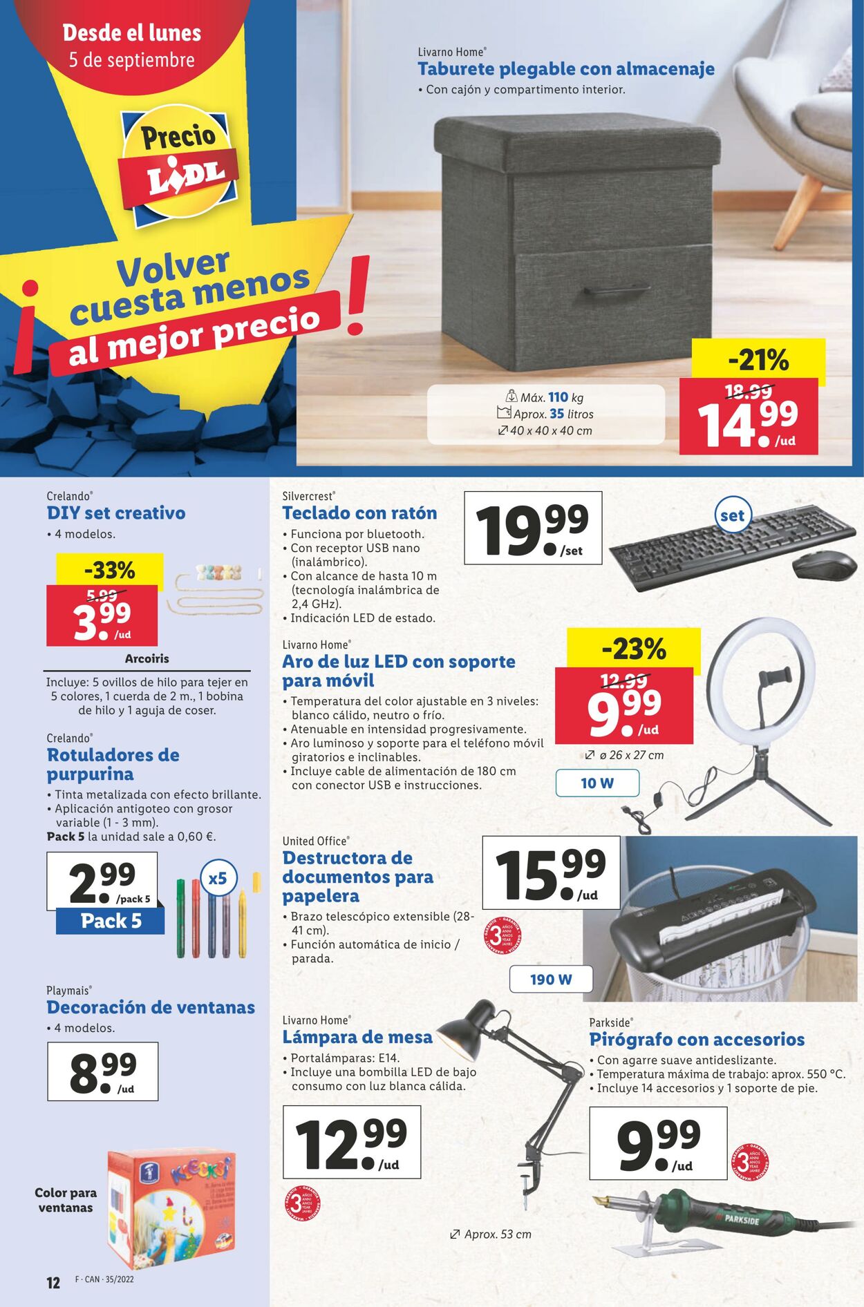 Folleto Lidl 01.09.2022 - 07.09.2022