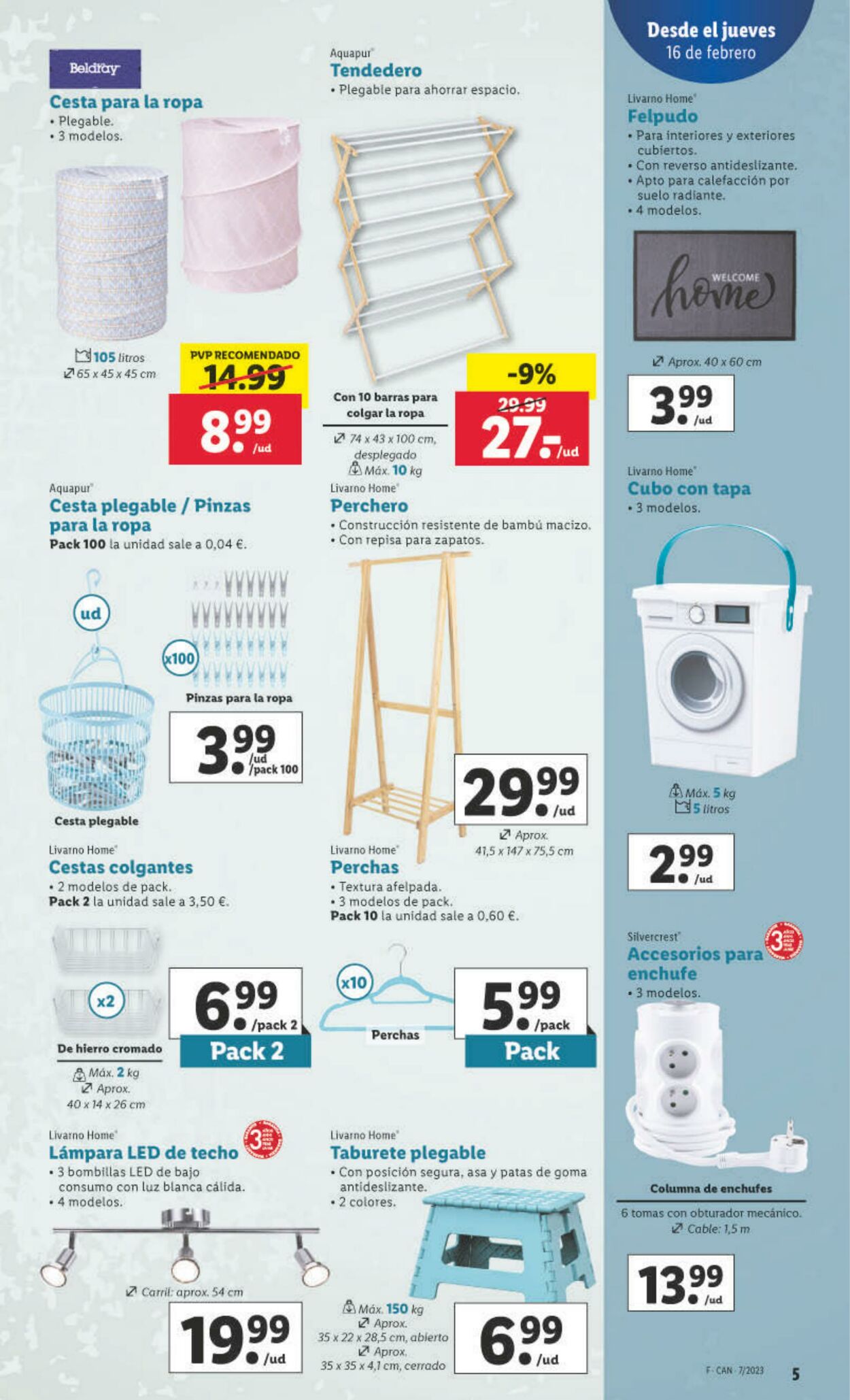 Folleto Lidl 16.02.2023 - 22.02.2023