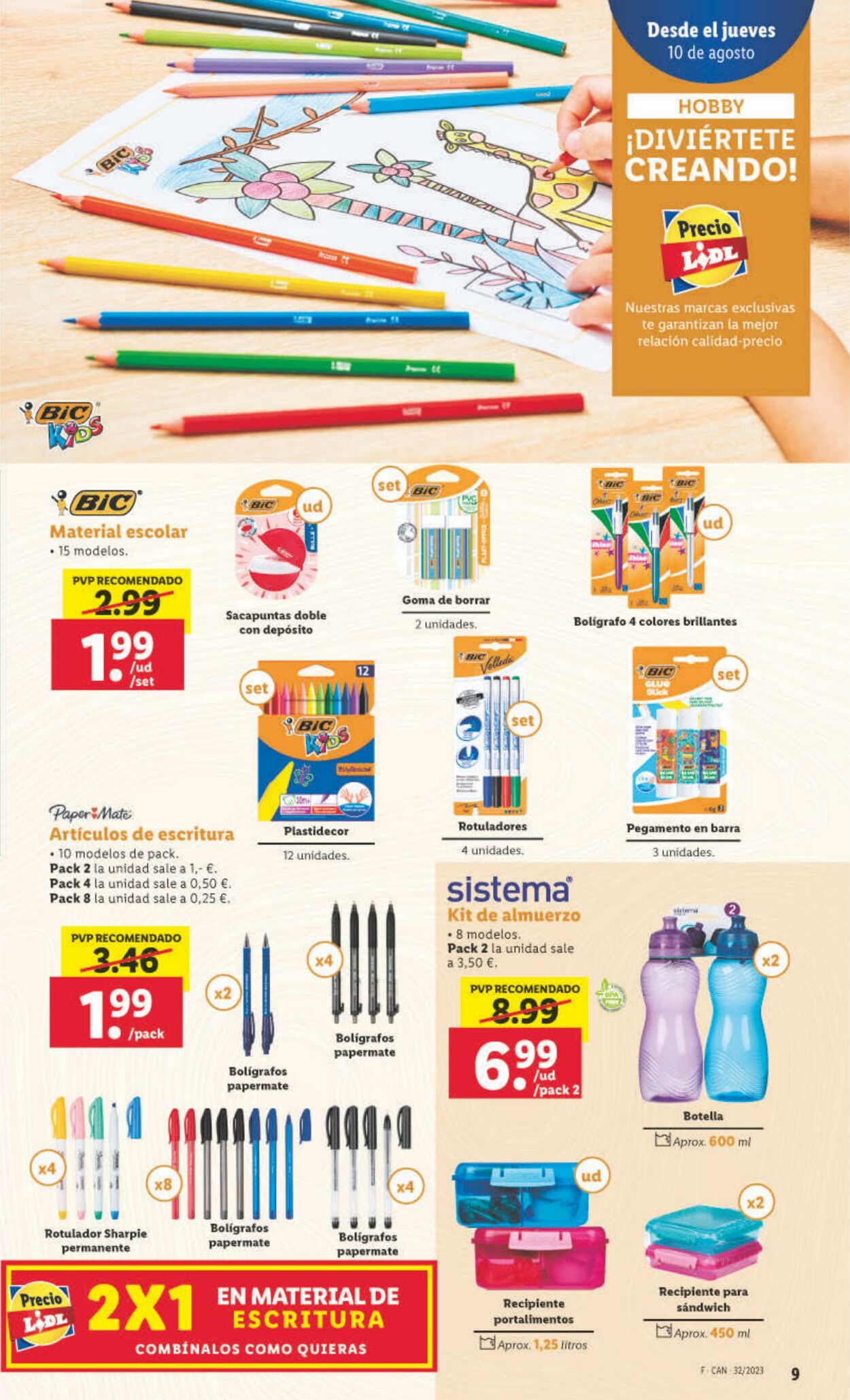 Folleto Lidl 10.08.2023 - 16.08.2023