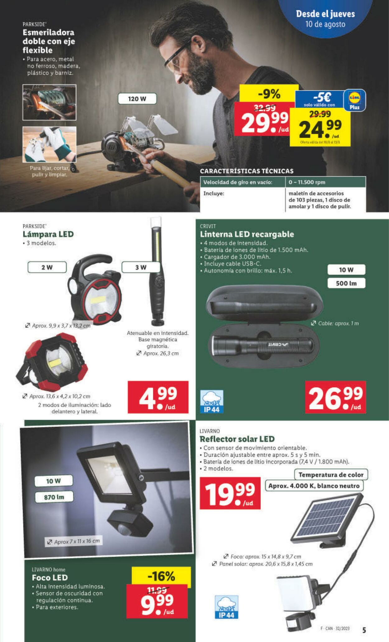 Folleto Lidl 10.08.2023 - 16.08.2023