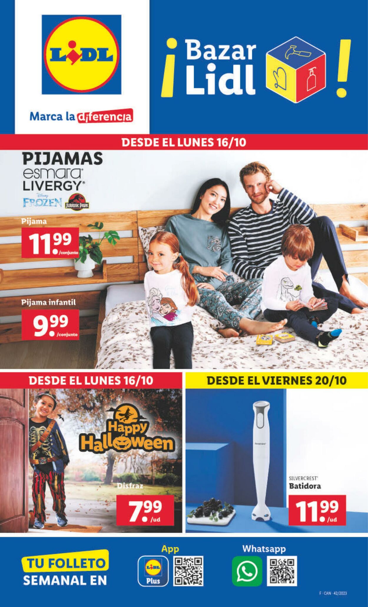 Folleto Lidl 16.10.2023 - 22.10.2023