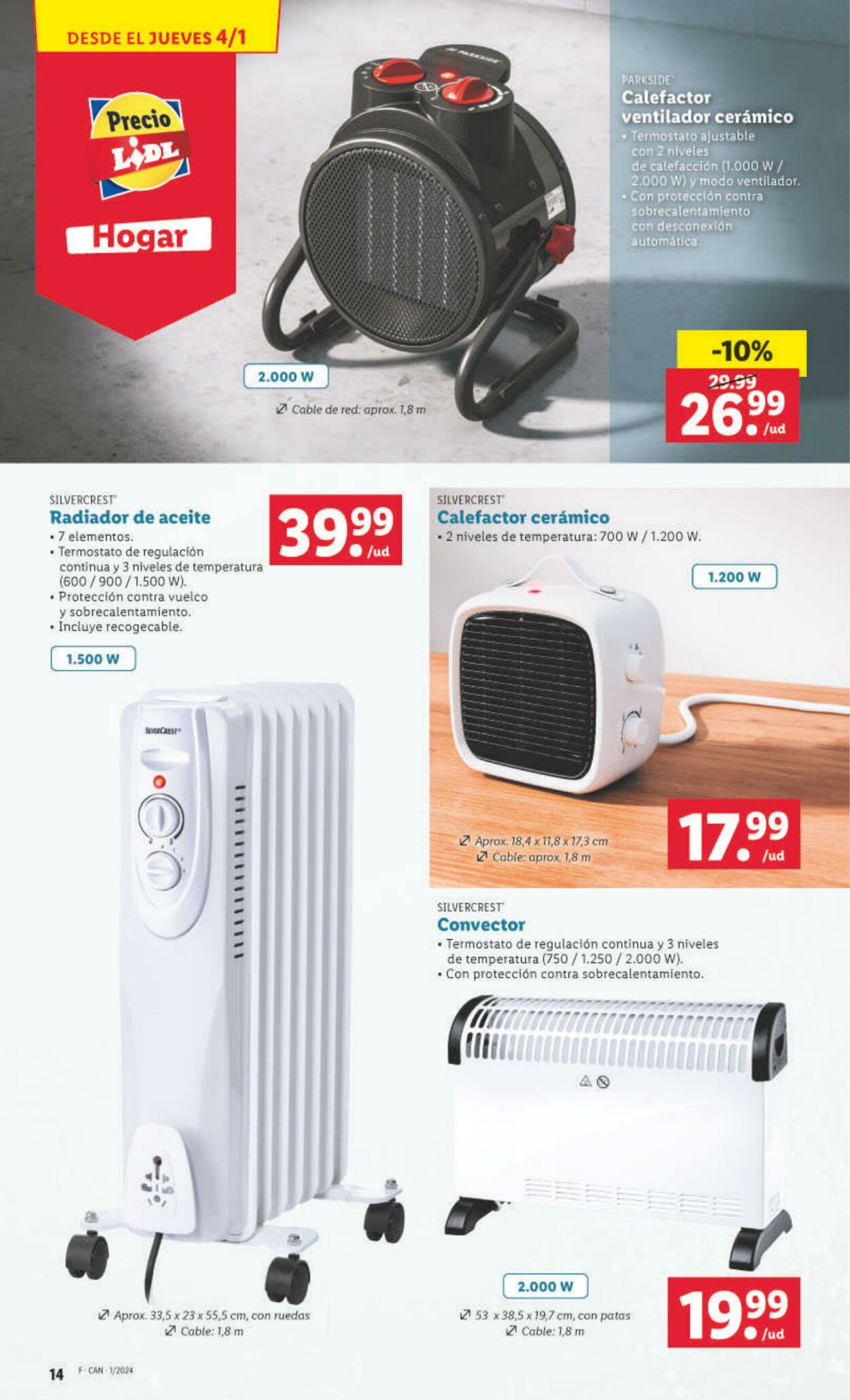 Folleto Lidl 02.01.2024 - 05.01.2024