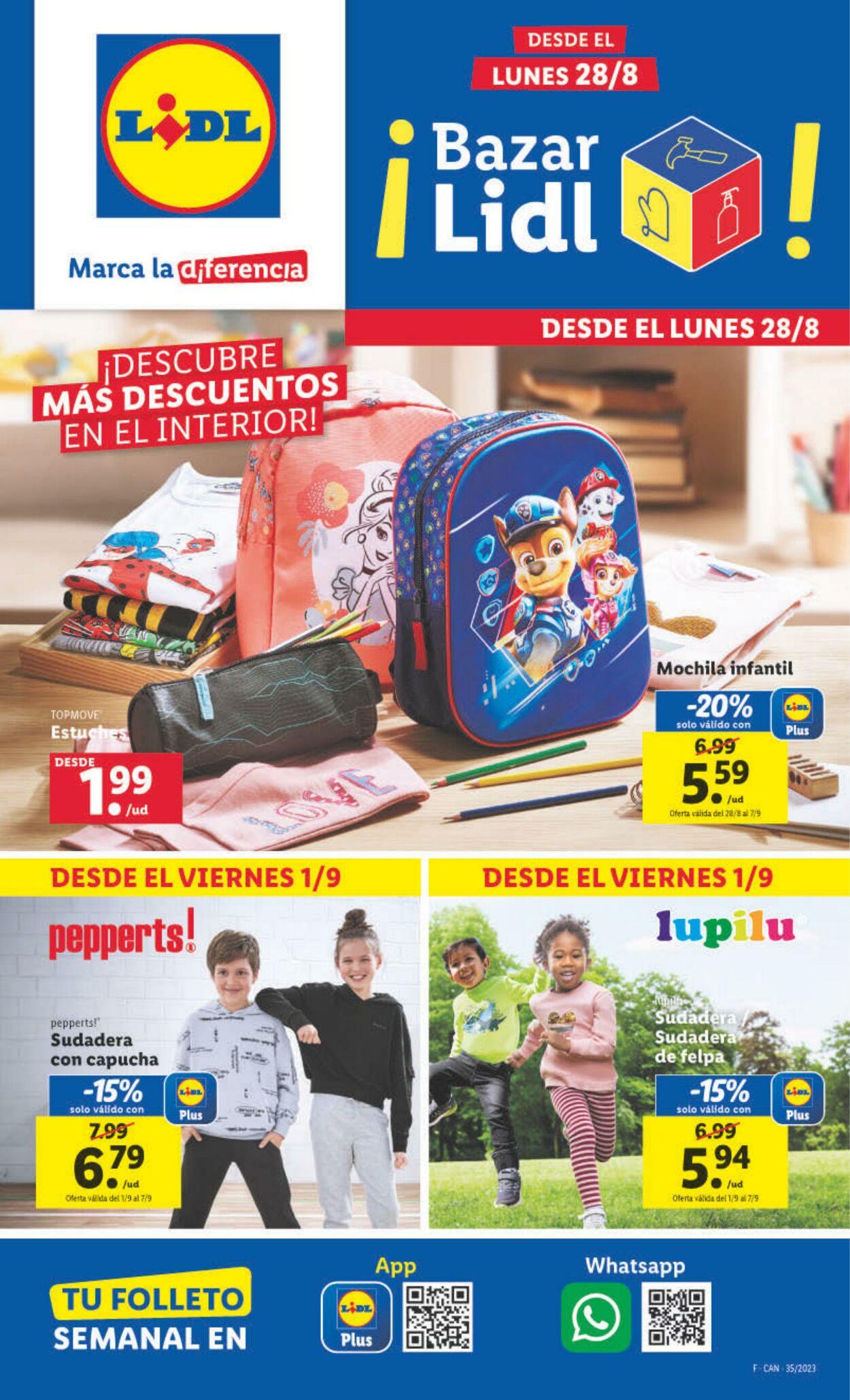 Folleto Lidl 28.08.2023 - 03.09.2023