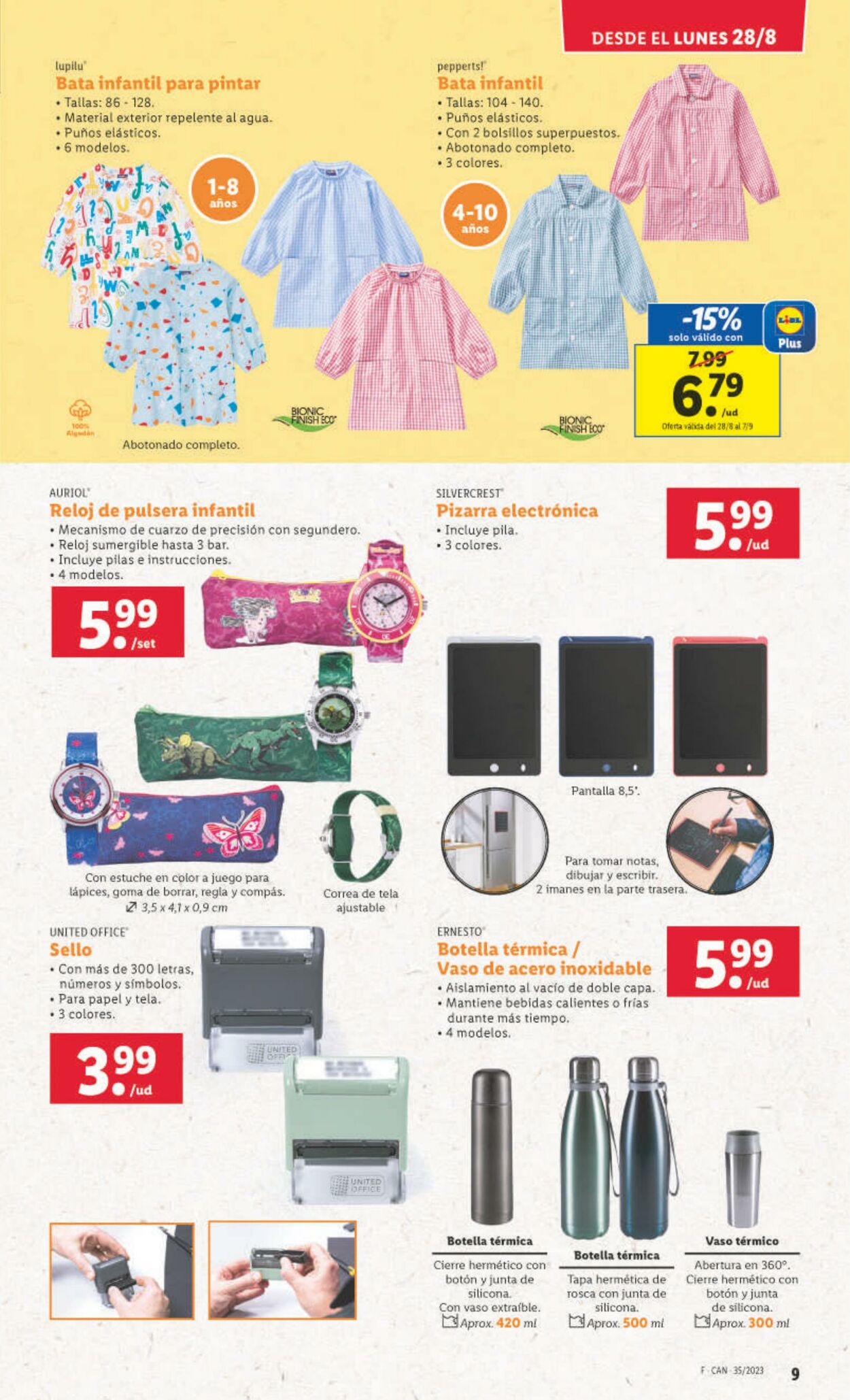 Folleto Lidl 28.08.2023 - 03.09.2023