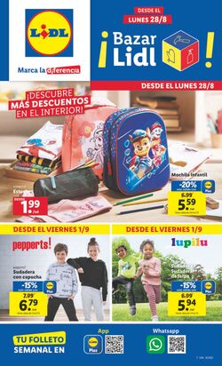 Folleto Lidl 28.08.2023 - 03.09.2023