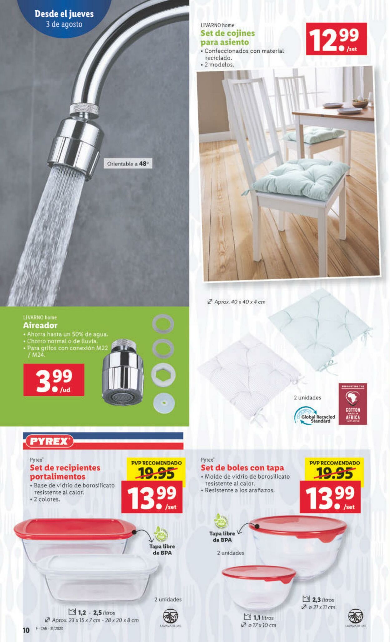 Folleto Lidl 03.08.2023 - 09.08.2023