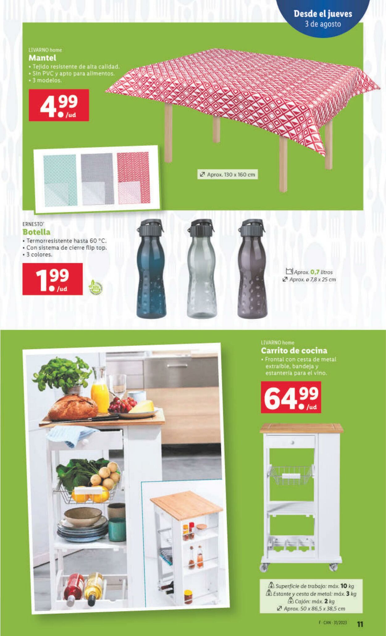 Folleto Lidl 03.08.2023 - 09.08.2023