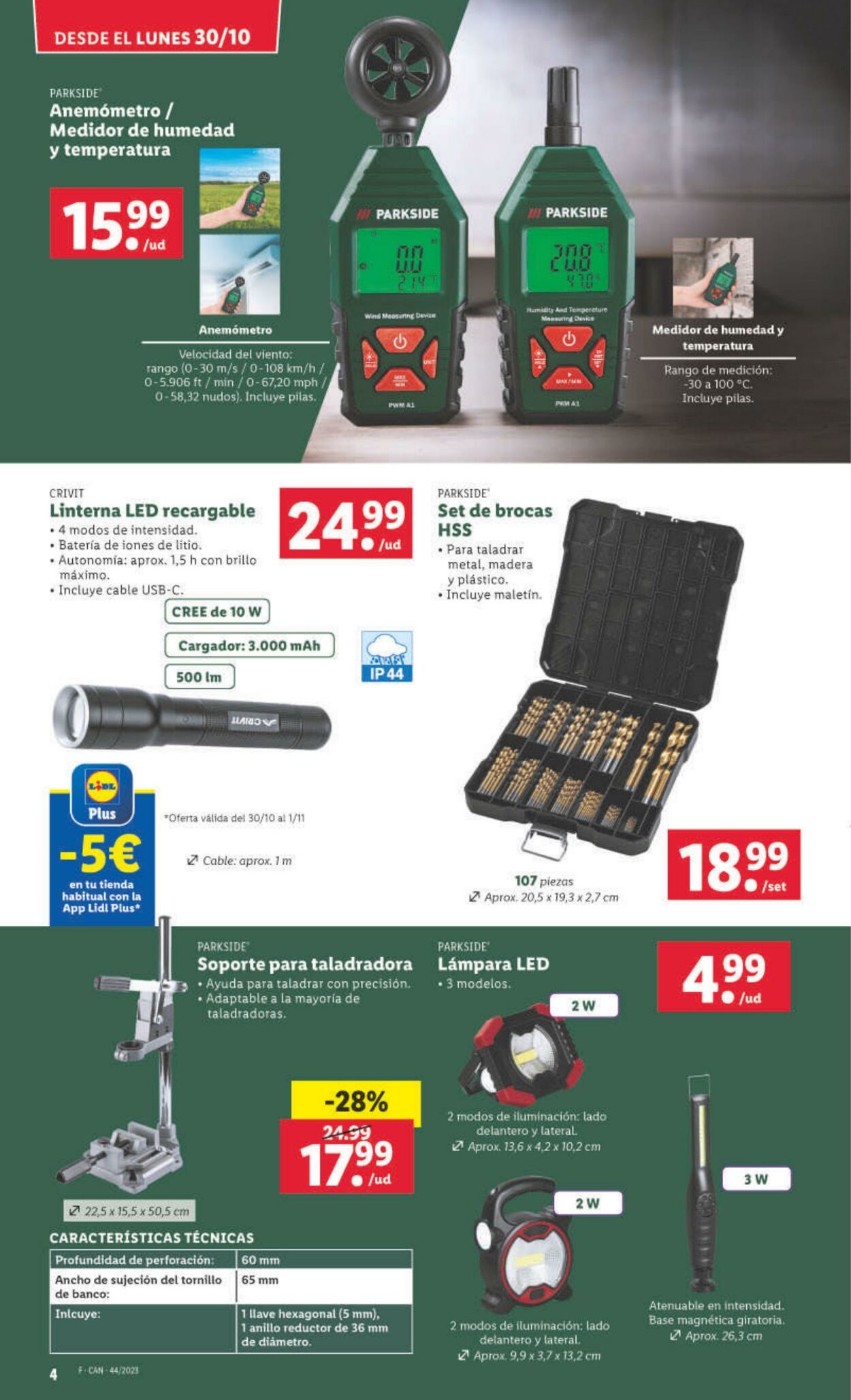 Folleto Lidl 30.10.2023 - 05.11.2023