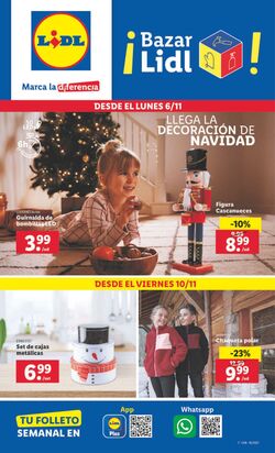 Folleto Lidl 06.11.2023 - 10.11.2023