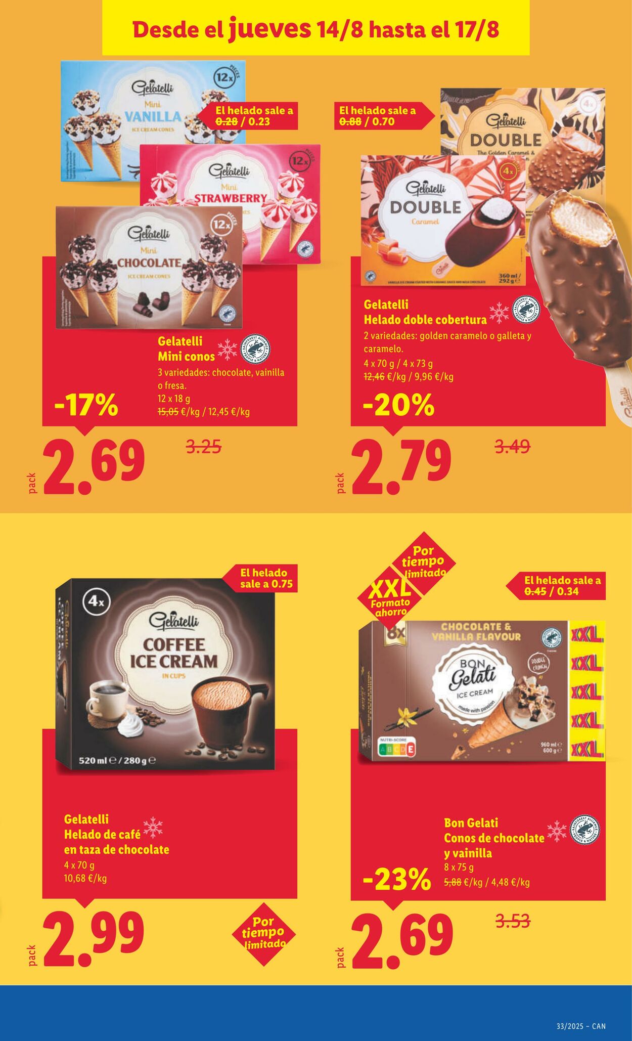 Folleto Lidl 11.08.2025 - 17.08.2025