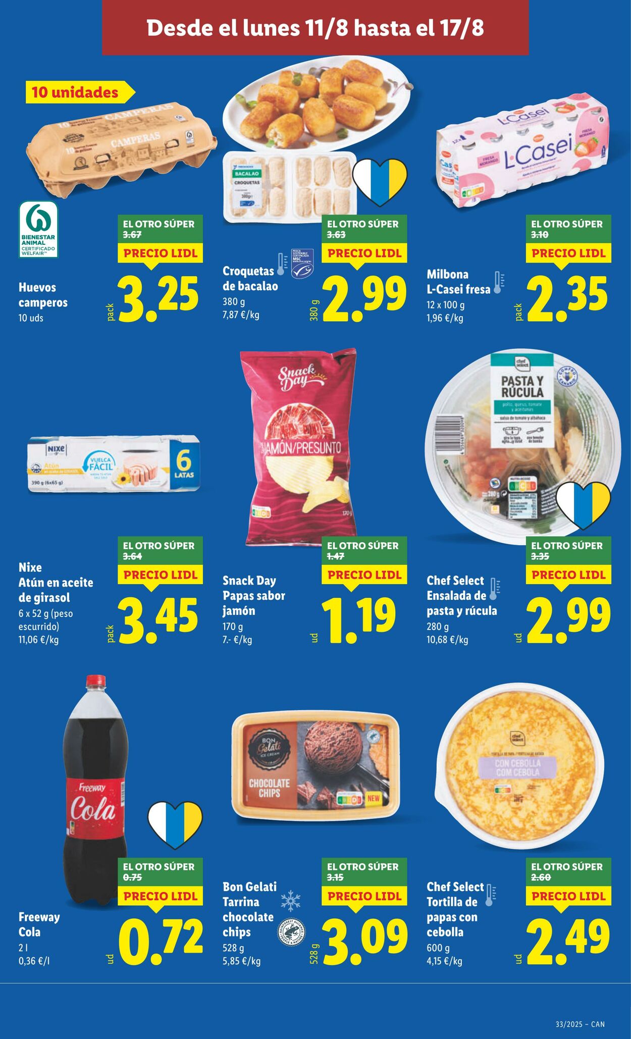 Folleto Lidl 11.08.2025 - 17.08.2025