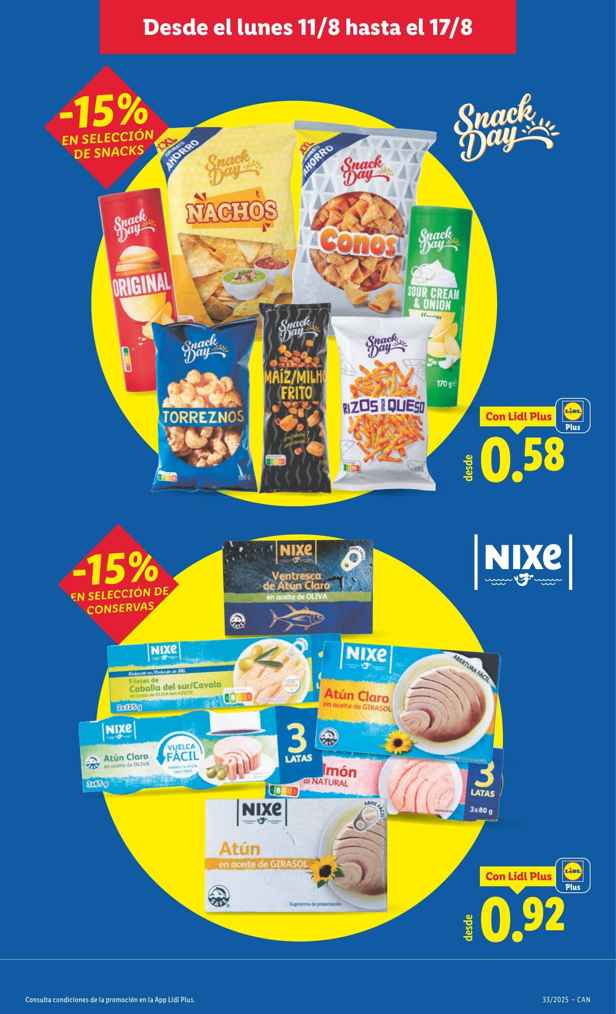 Folleto Lidl 11.08.2025 - 17.08.2025