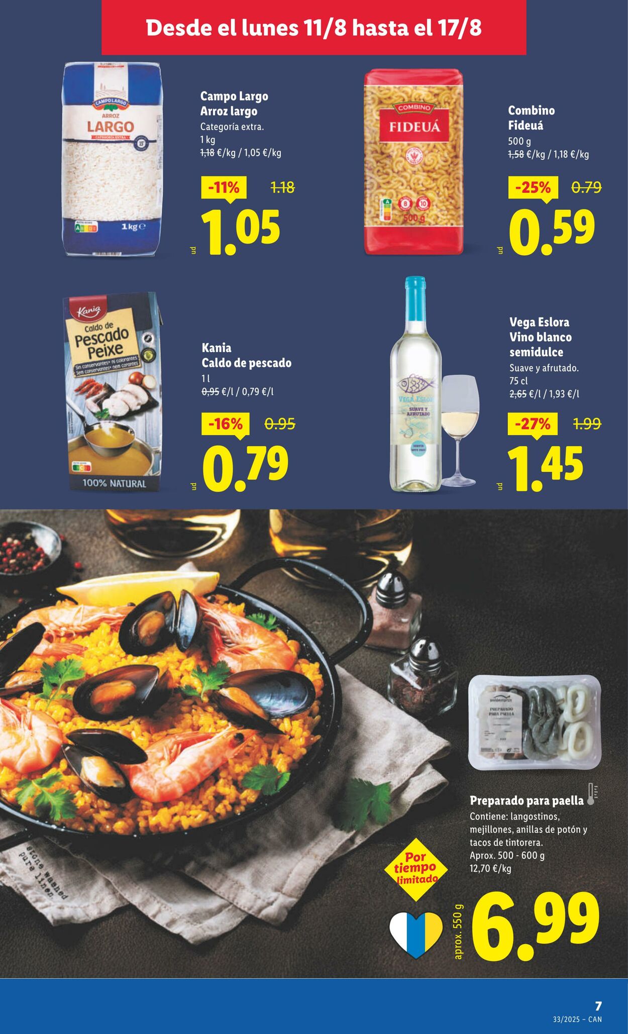 Folleto Lidl 11.08.2025 - 17.08.2025