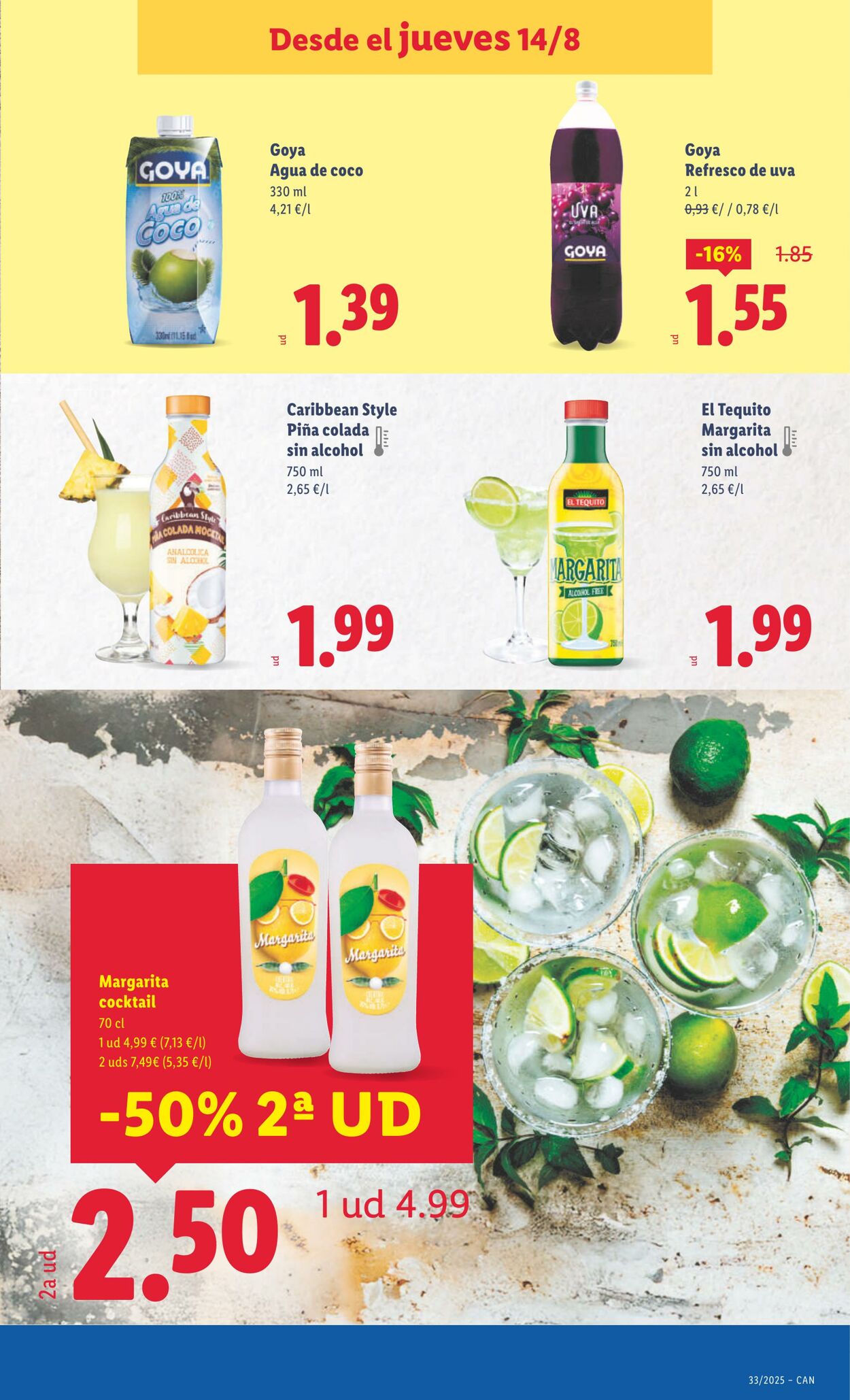 Folleto Lidl 11.08.2025 - 17.08.2025