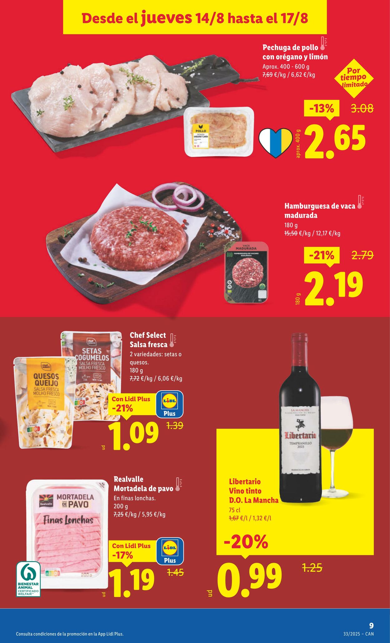 Folleto Lidl 11.08.2025 - 17.08.2025