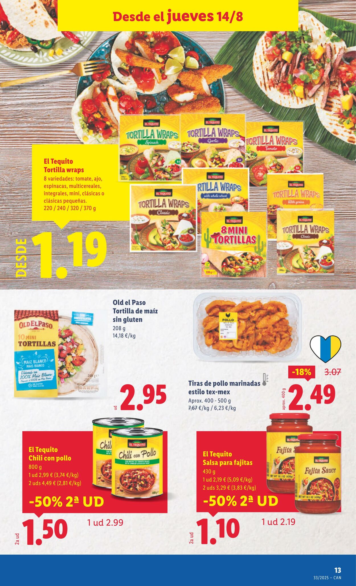 Folleto Lidl 11.08.2025 - 17.08.2025