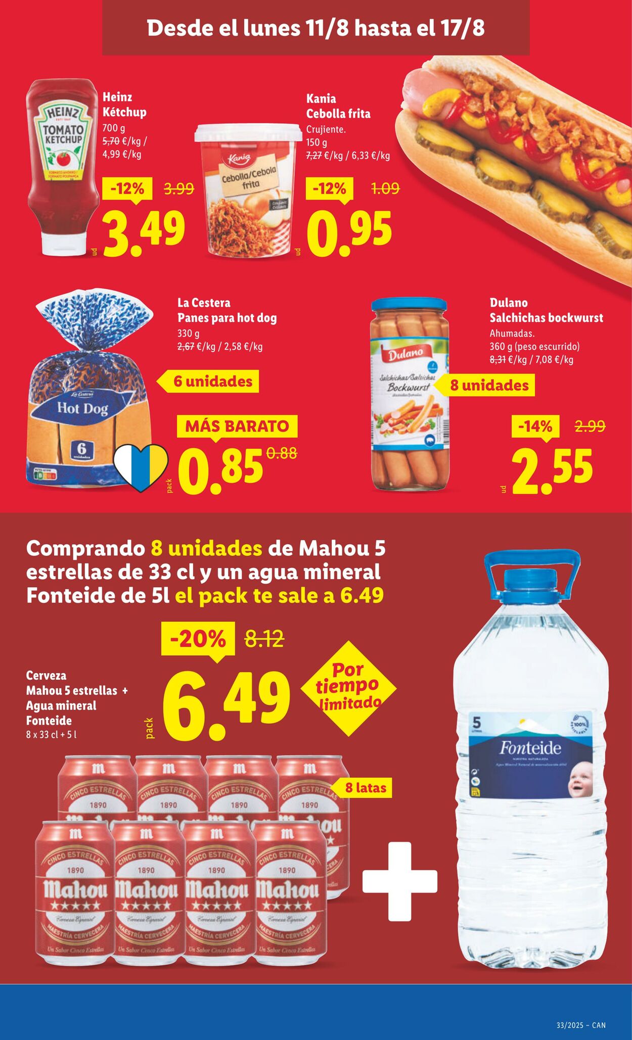Folleto Lidl 11.08.2025 - 17.08.2025