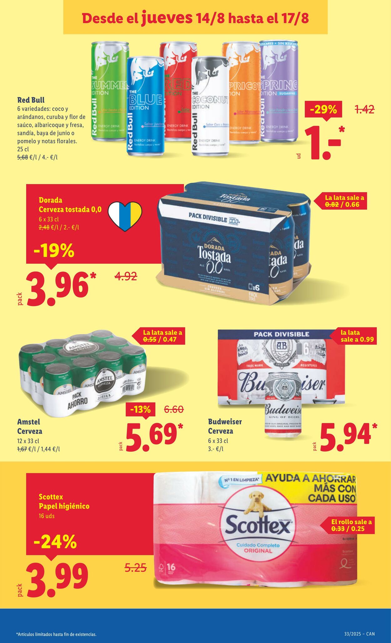 Folleto Lidl 11.08.2025 - 17.08.2025