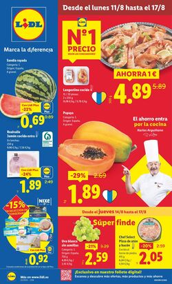 Folleto Lidl 11.08.2025 - 17.08.2025