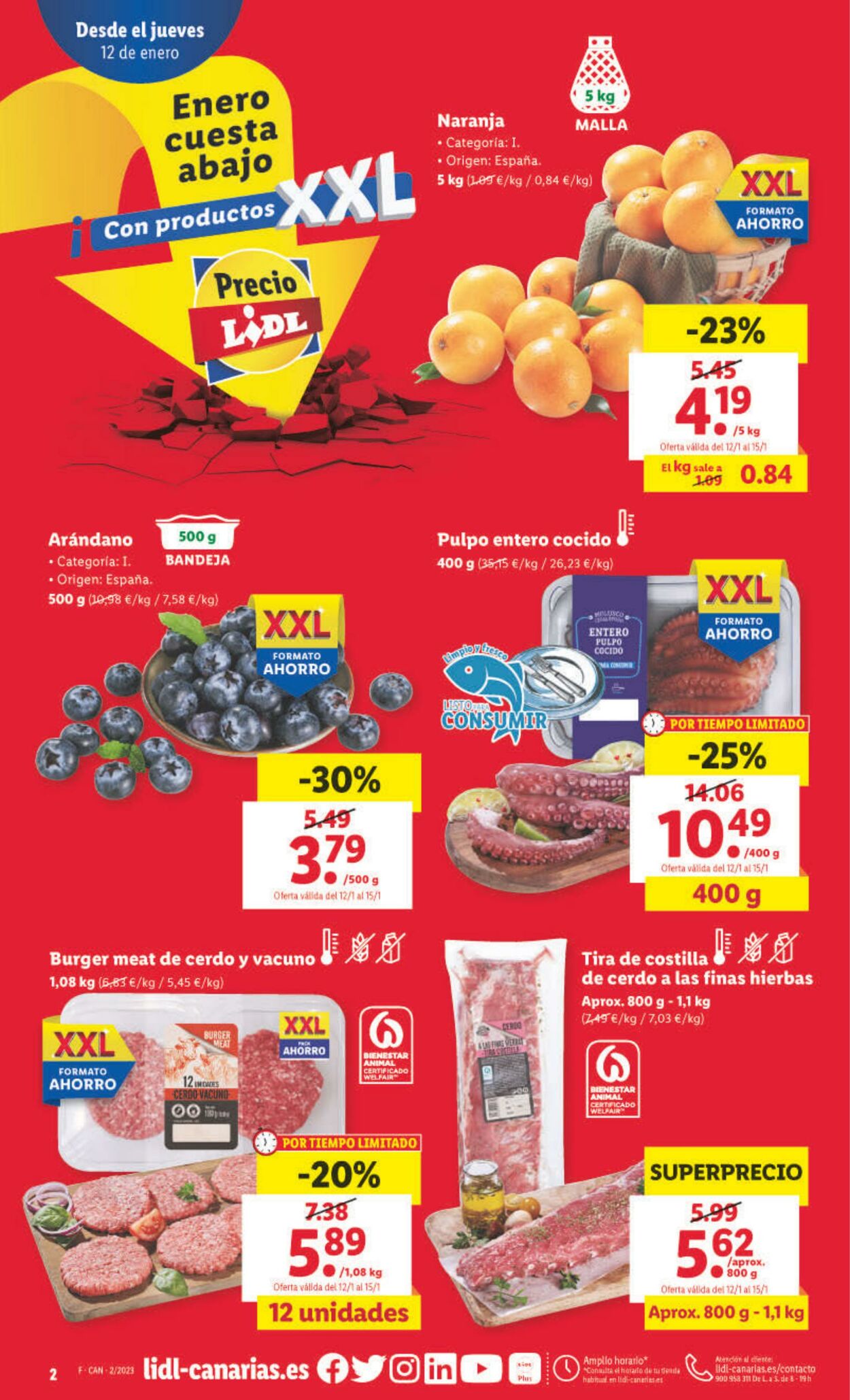 Folleto Lidl 12.01.2023 - 18.01.2023