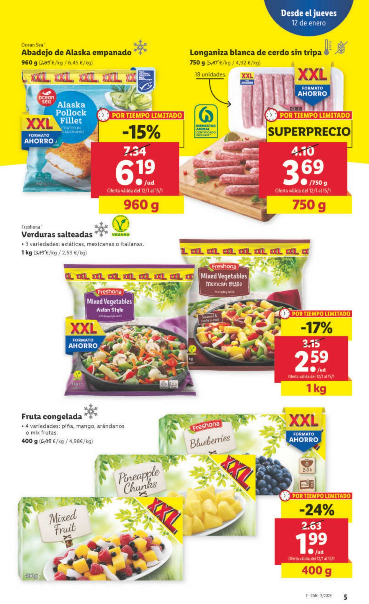 Folleto Lidl 12.01.2023 - 18.01.2023