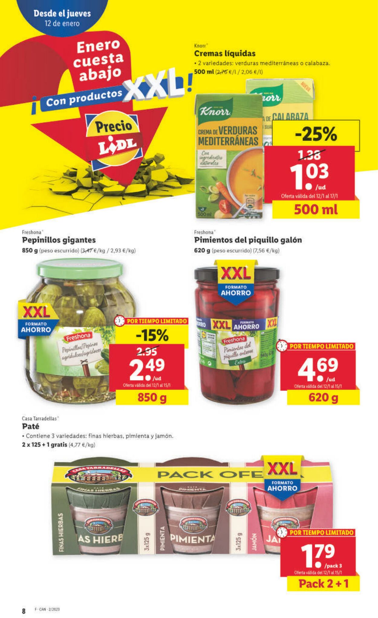 Folleto Lidl 12.01.2023 - 18.01.2023