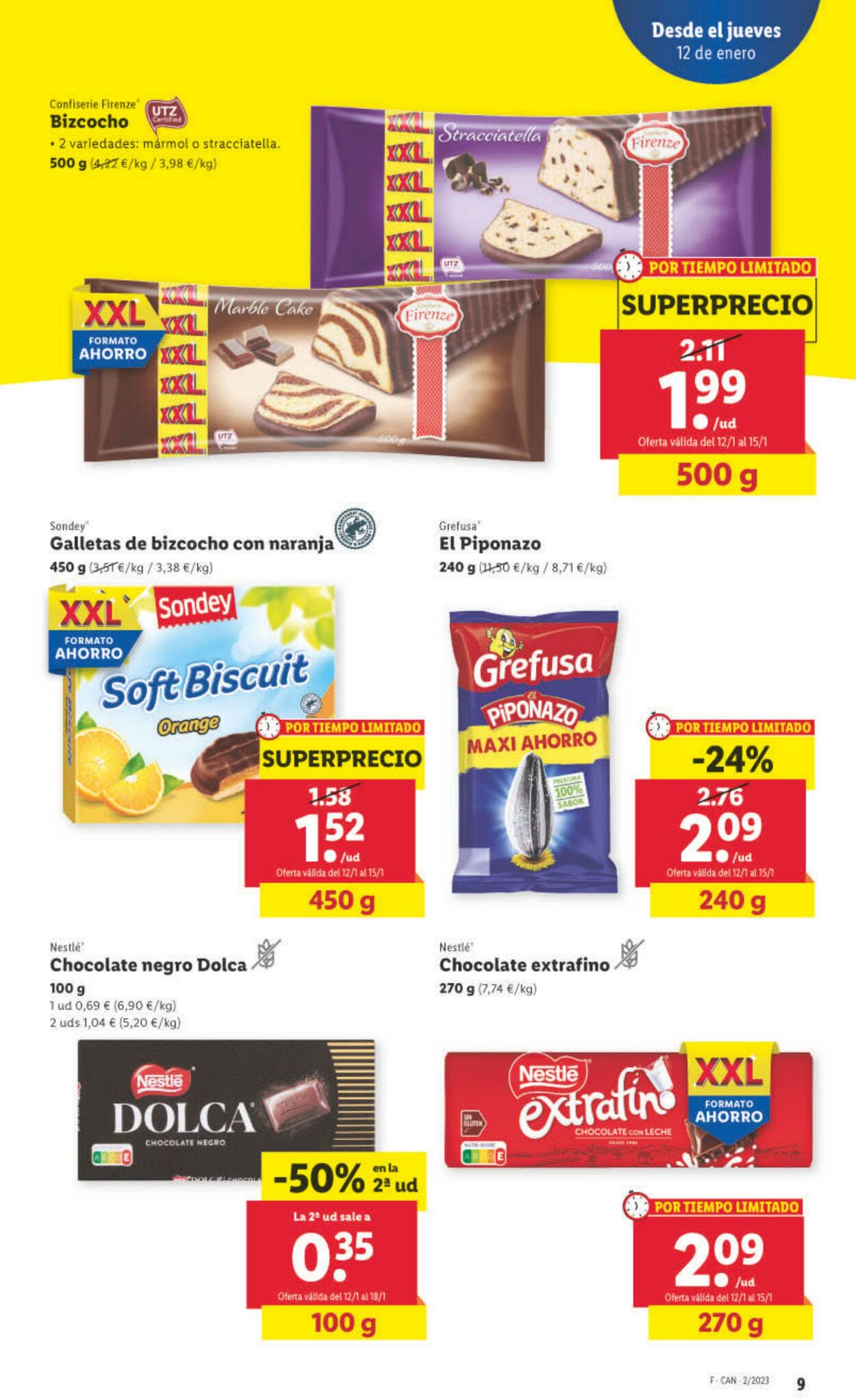 Folleto Lidl 12.01.2023 - 18.01.2023