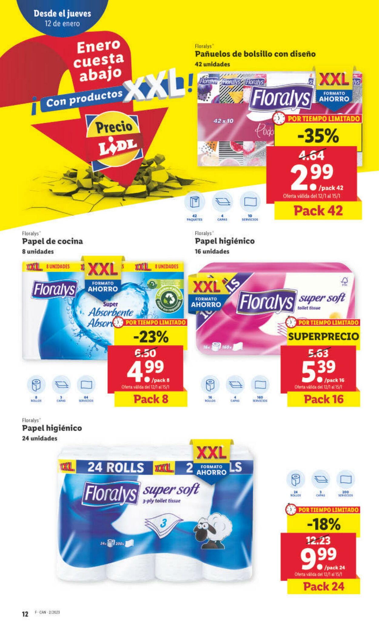 Folleto Lidl 12.01.2023 - 18.01.2023