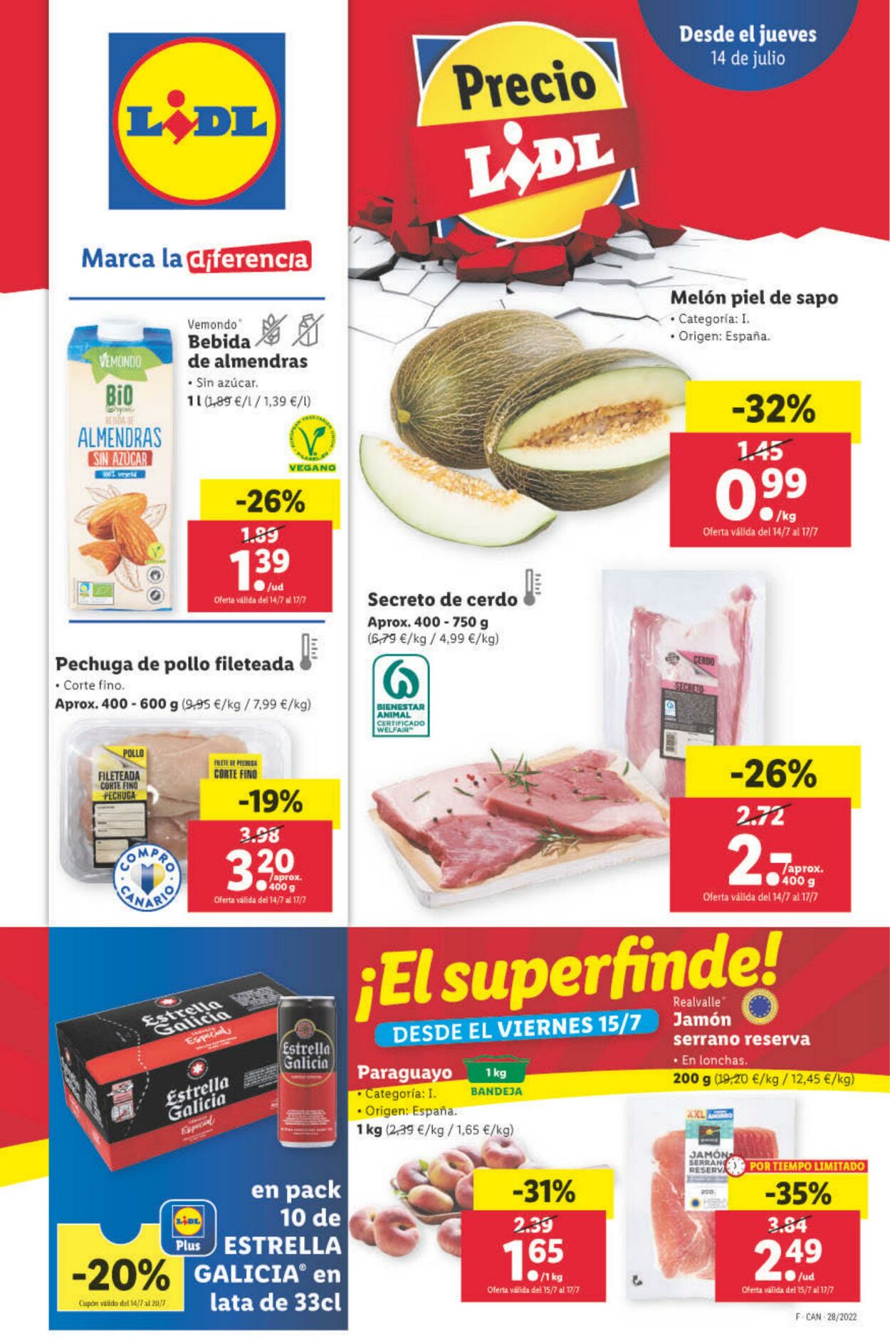 Folleto Lidl 14.07.2022 - 20.07.2022