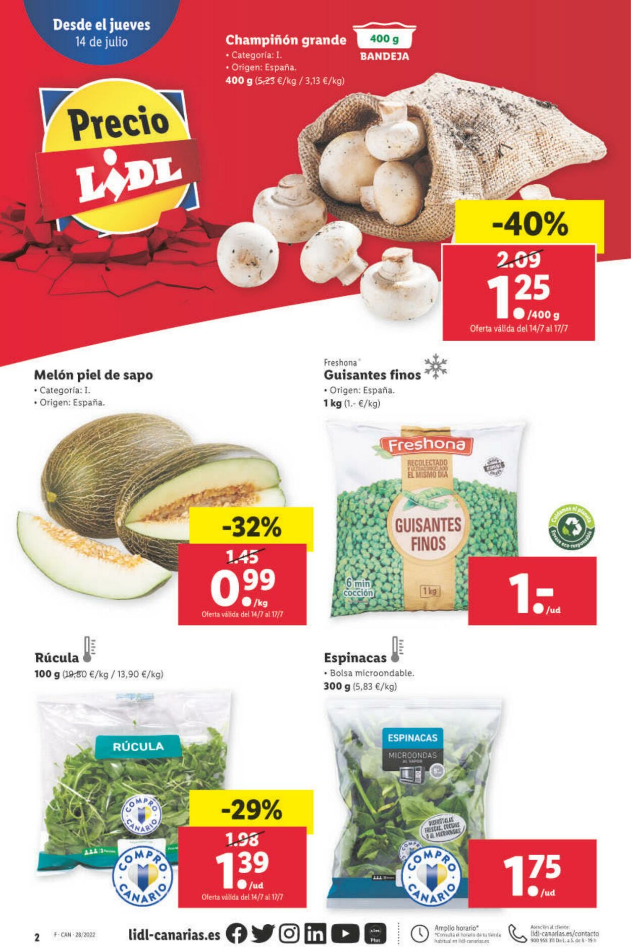 Folleto Lidl 14.07.2022 - 20.07.2022