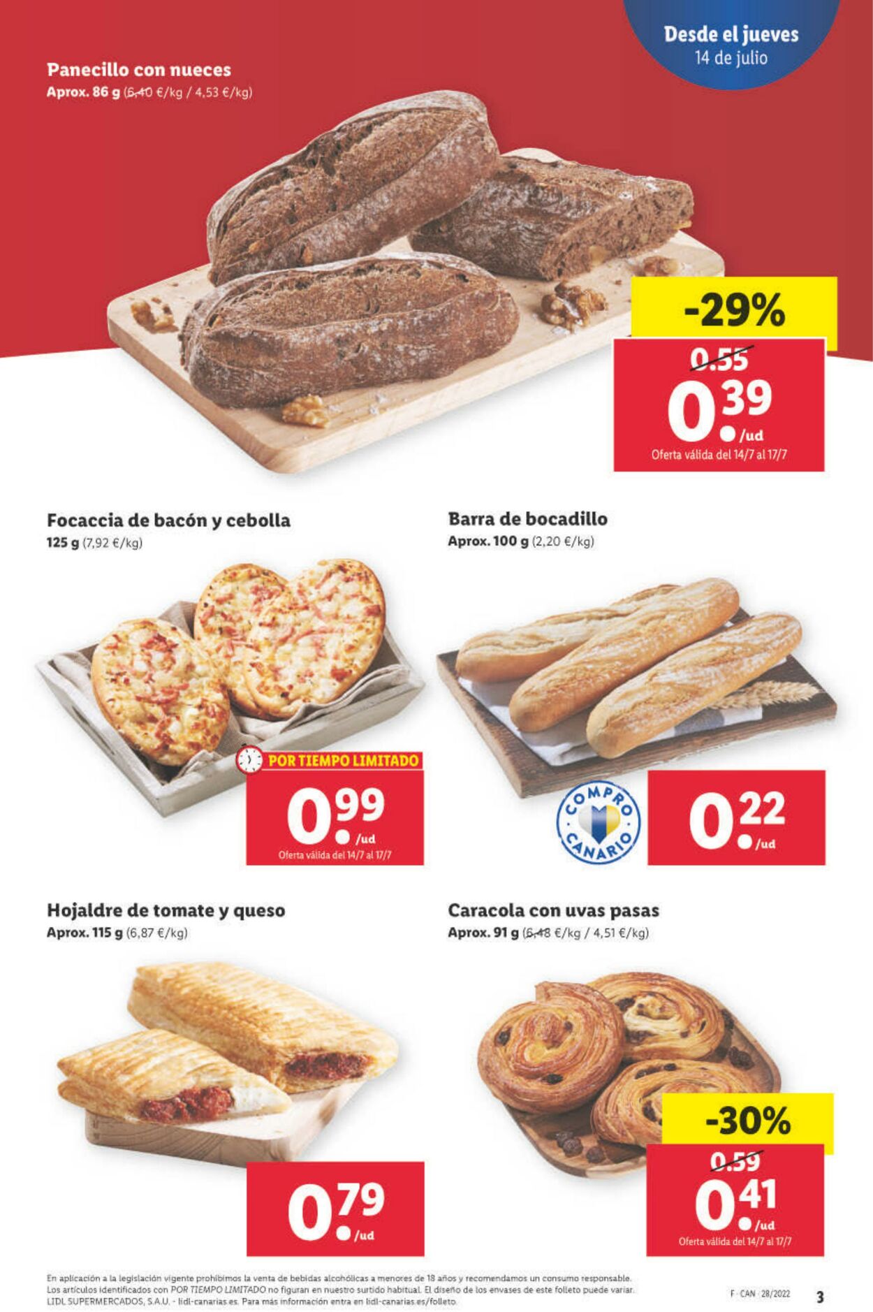 Folleto Lidl 14.07.2022 - 20.07.2022