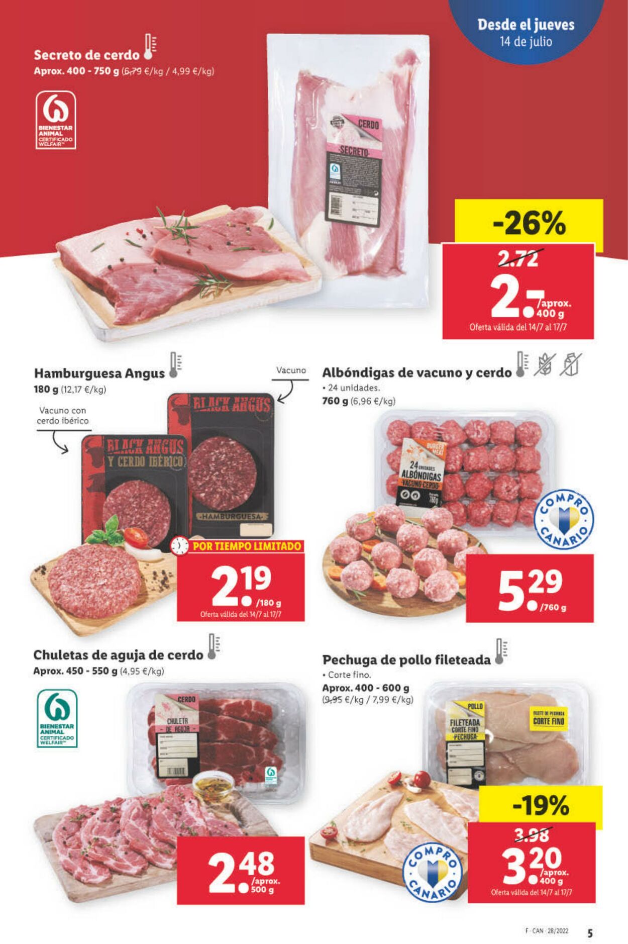 Folleto Lidl 14.07.2022 - 20.07.2022