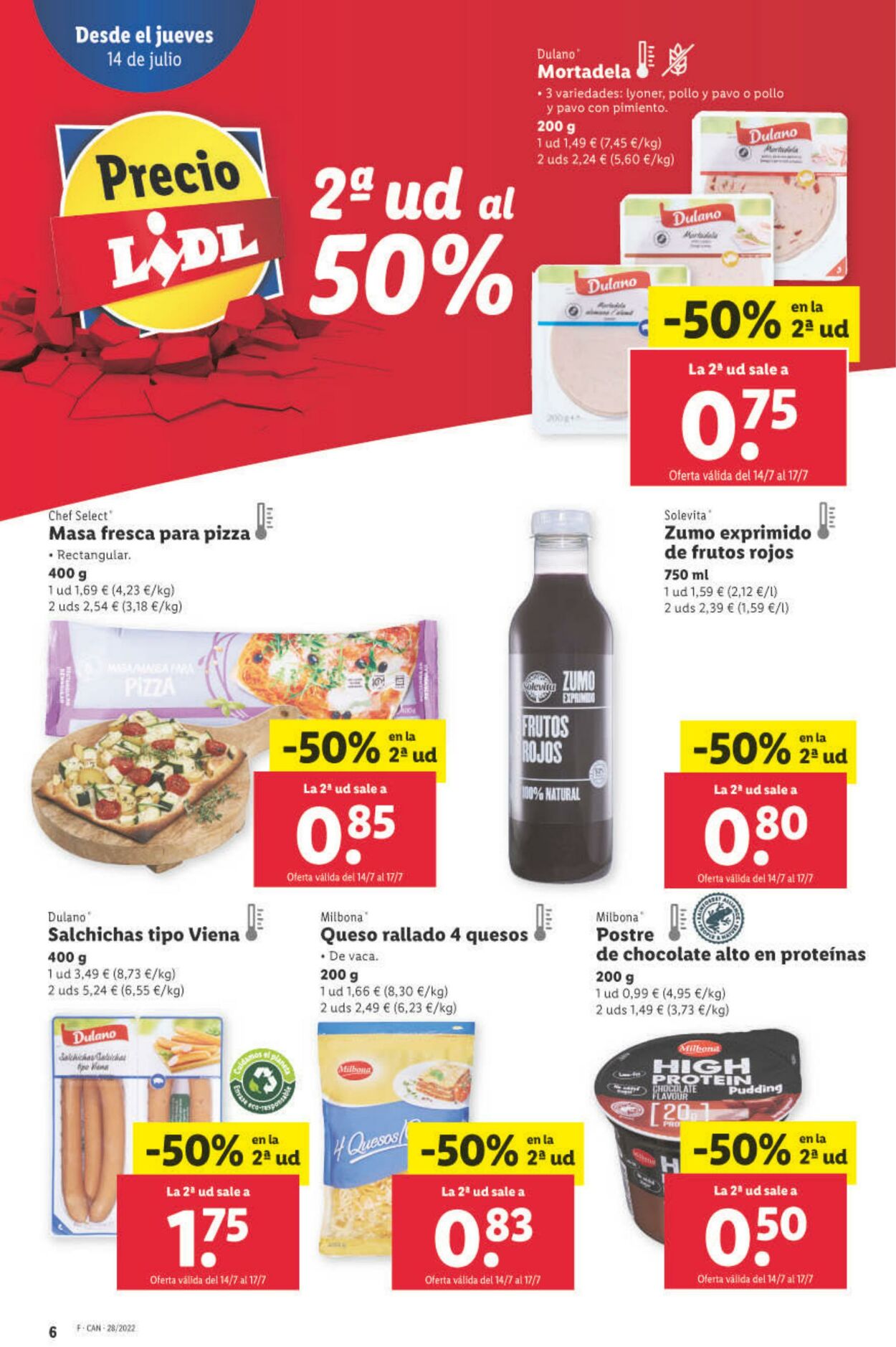 Folleto Lidl 14.07.2022 - 20.07.2022