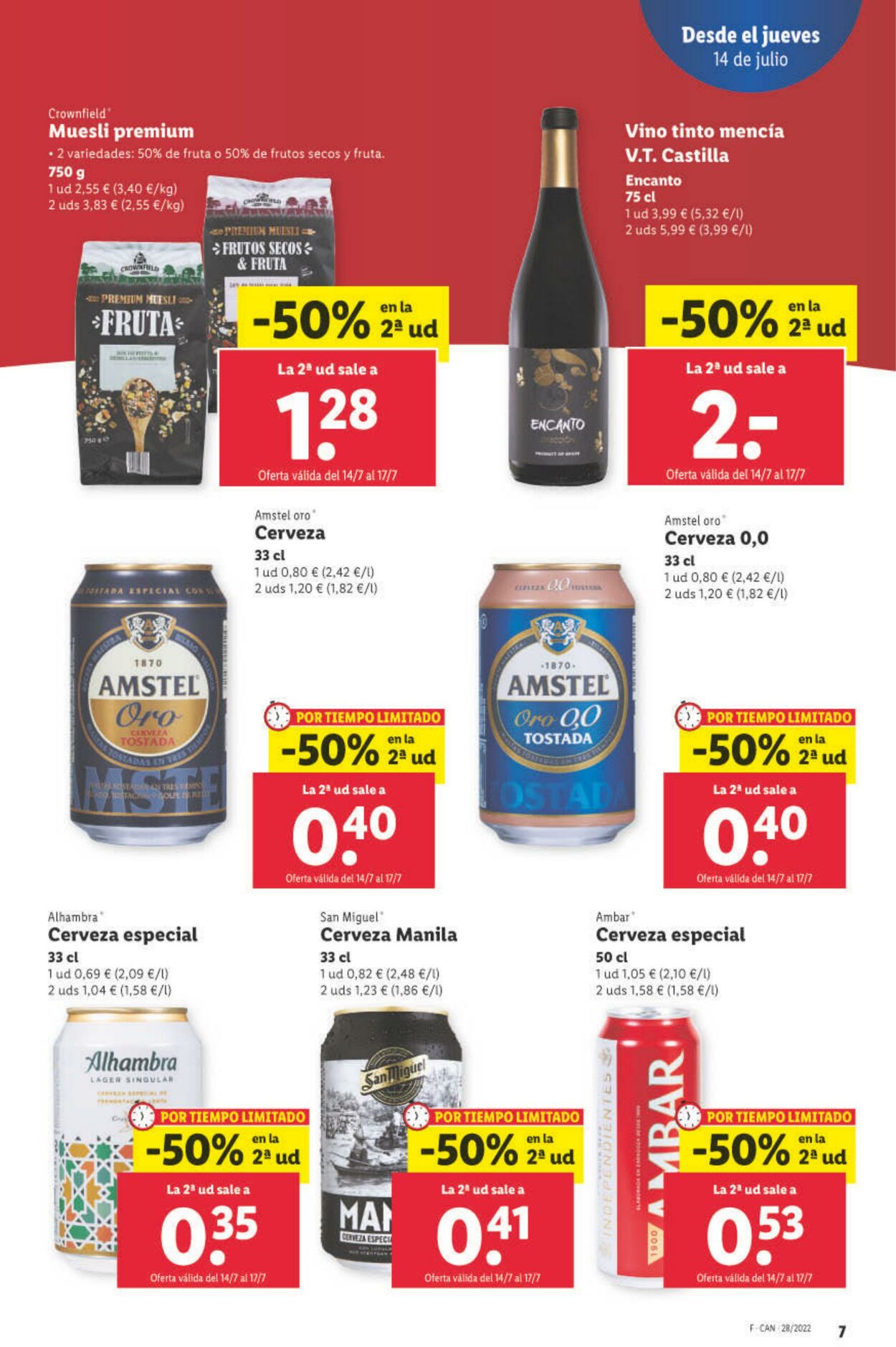 Folleto Lidl 14.07.2022 - 20.07.2022