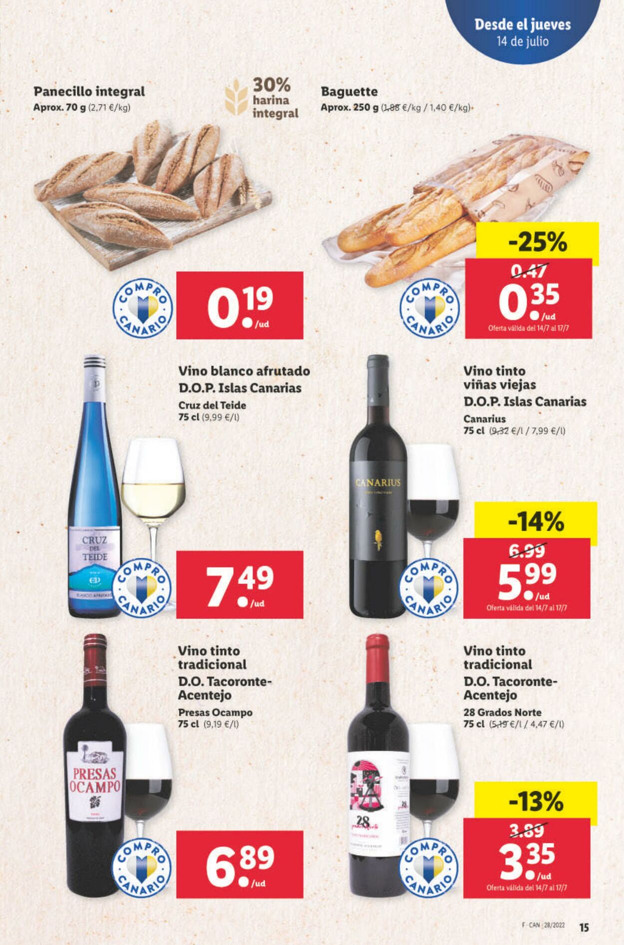 Folleto Lidl 14.07.2022 - 20.07.2022